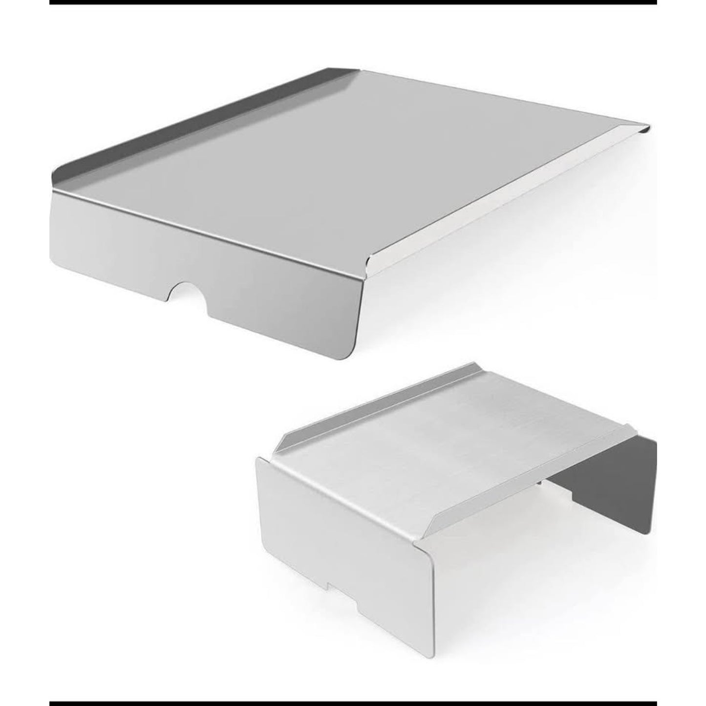 $35 obo BCA012 Stainless Grease Drip Tray Heat Baffle Diffuser Set Replacement for Traeger 22 Series