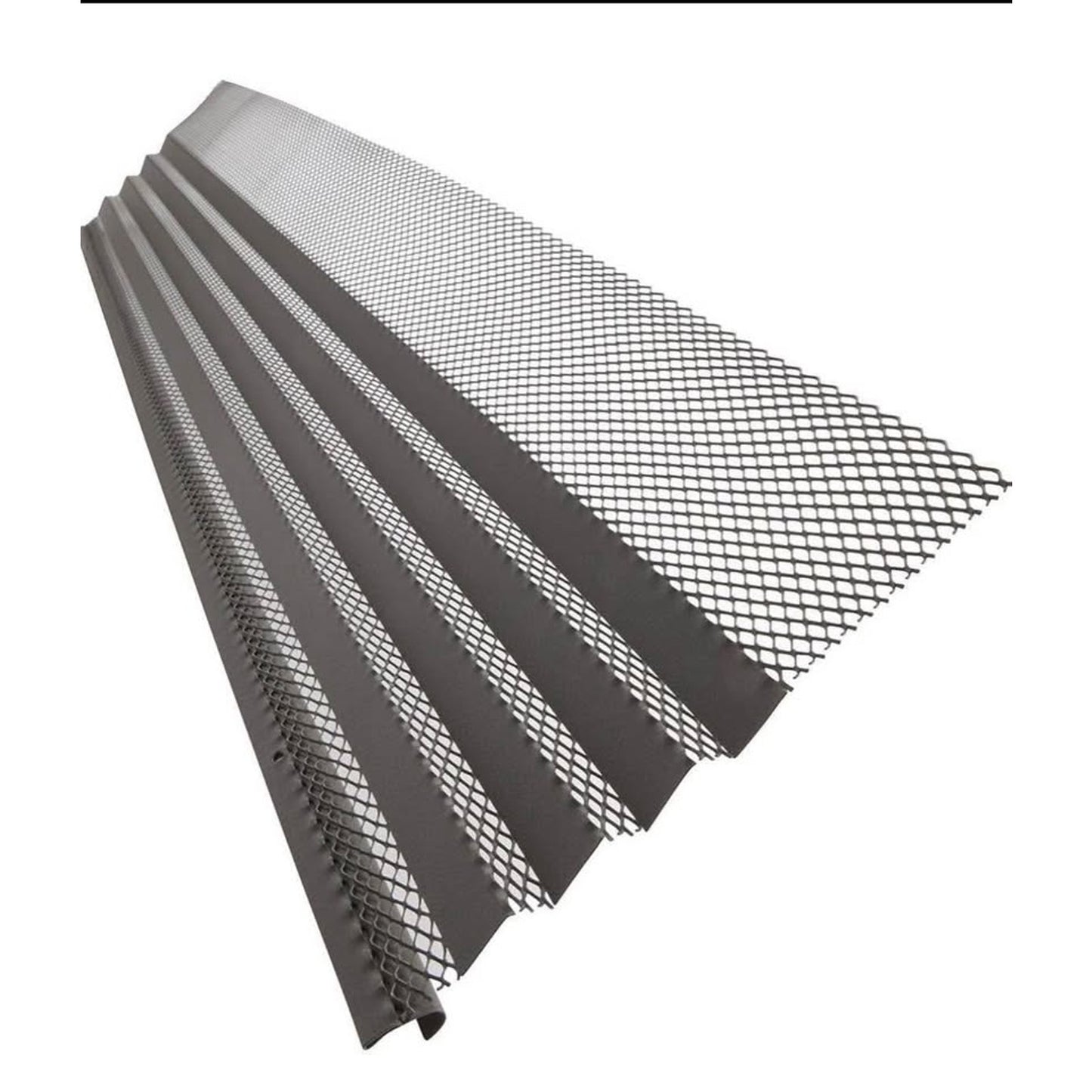 Amerimax Home Products 638010 Hoover Dam Gutter Guard, Dark Gray, 10 Count (Pack of 1)