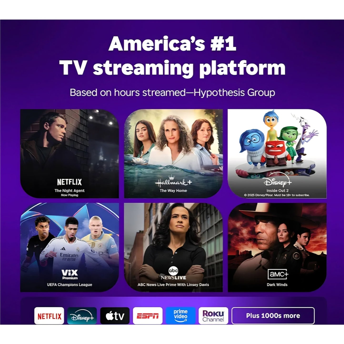 5 stars Roku Smart TV 2025 – 40-Inch Select Series, 1080p Full HD TV – RokuTV with Voice Remote