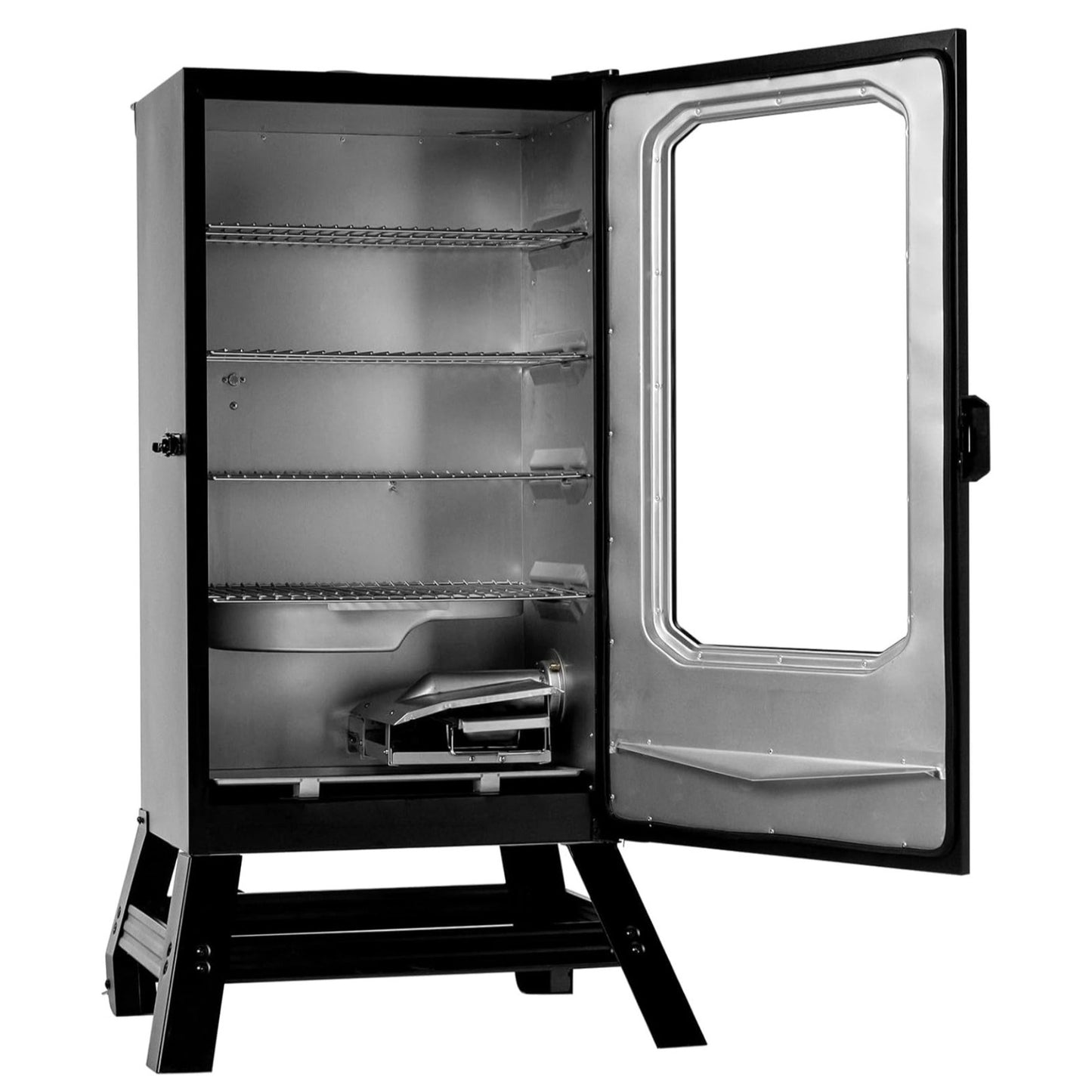 Masterbuilt® 30-inch Digital Electric Vertical BBQ Smoker with Leg Kit, Side Wood Chip Loader