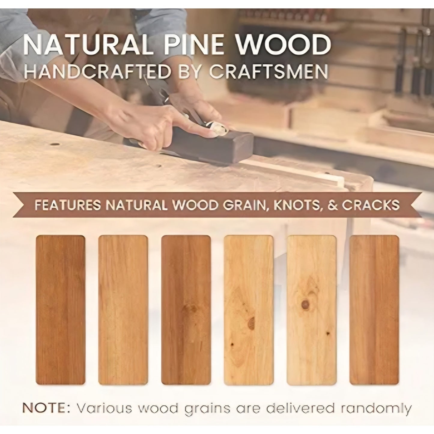 Fireplace Mantel 66 inch - Handcrafted Rustic Solid Wood Mantel l Floating Shelves Decor for Wall,