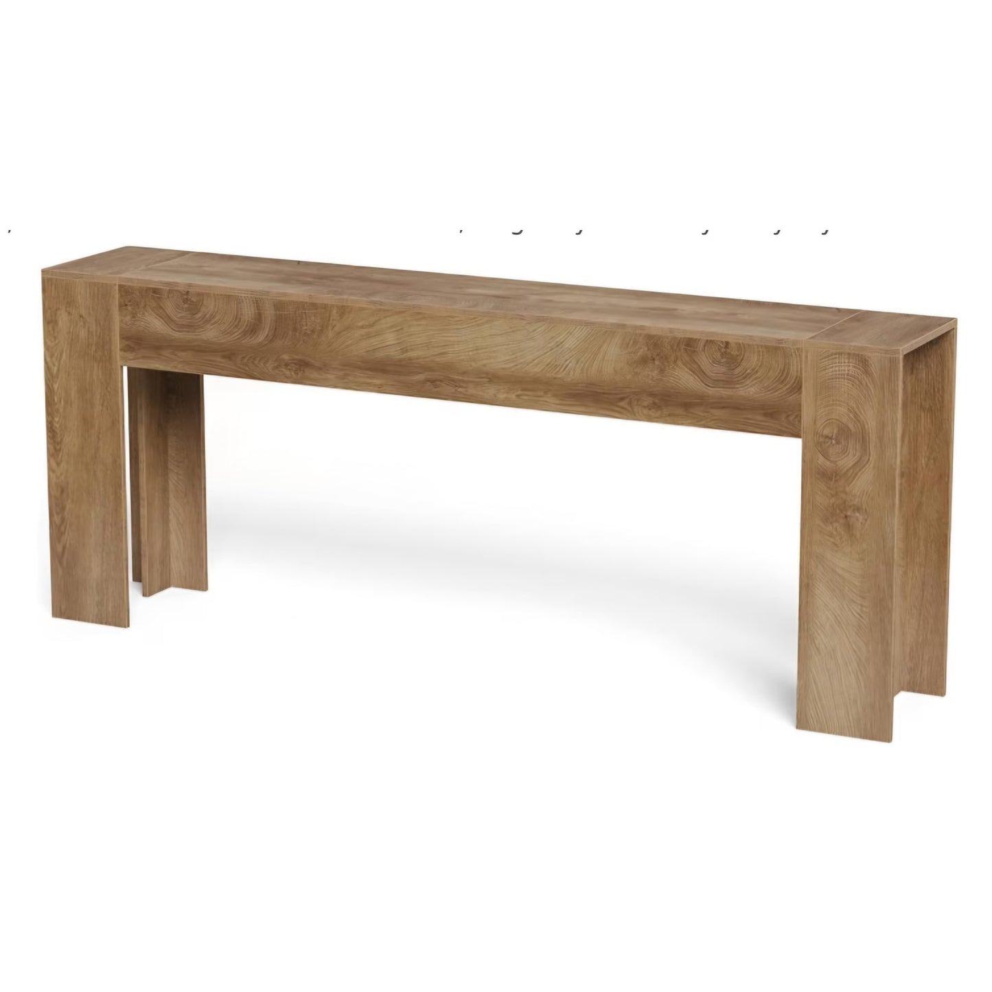 LITTLE TREE 78.74 Inches Extra Long Console Table, Farmhouse Sofa Table Behind Couch