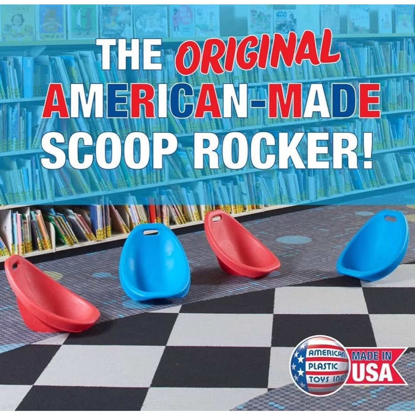 American Plastic Toys (2-Pack, Red Scoop Rocker)