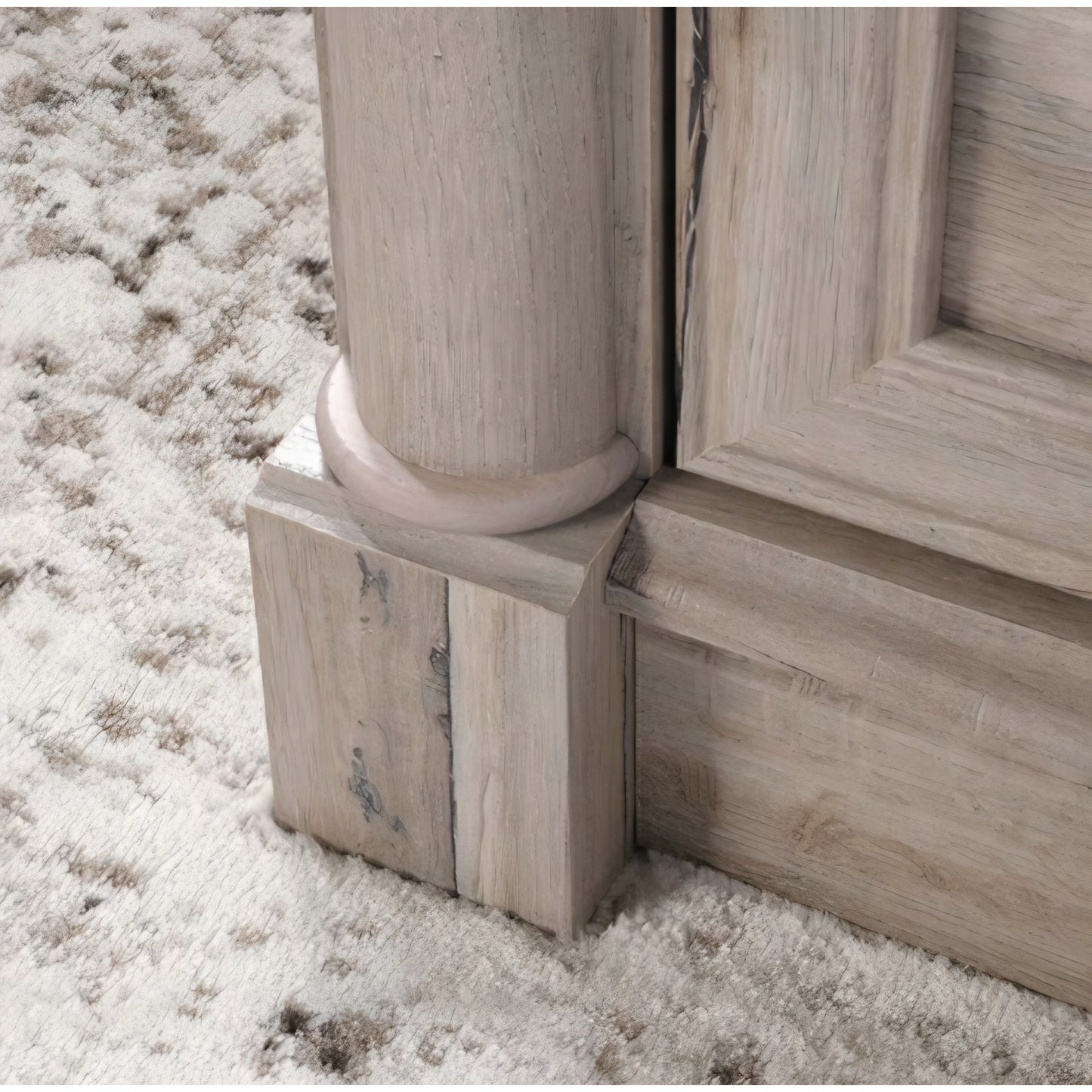 Sauder Palladia L Shaped Desk with Drawers, Office Desk with File Cabinet Storage Split Oak finish