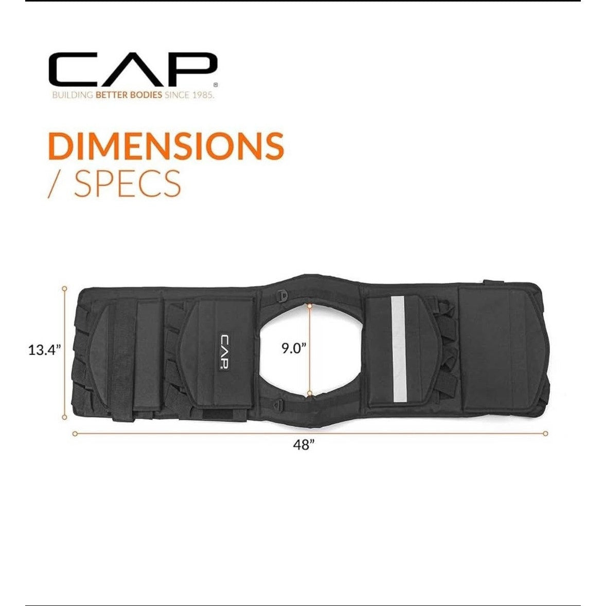 CAP Barbell Adjustable Weighted Vest | Various Sizes 70 lb
