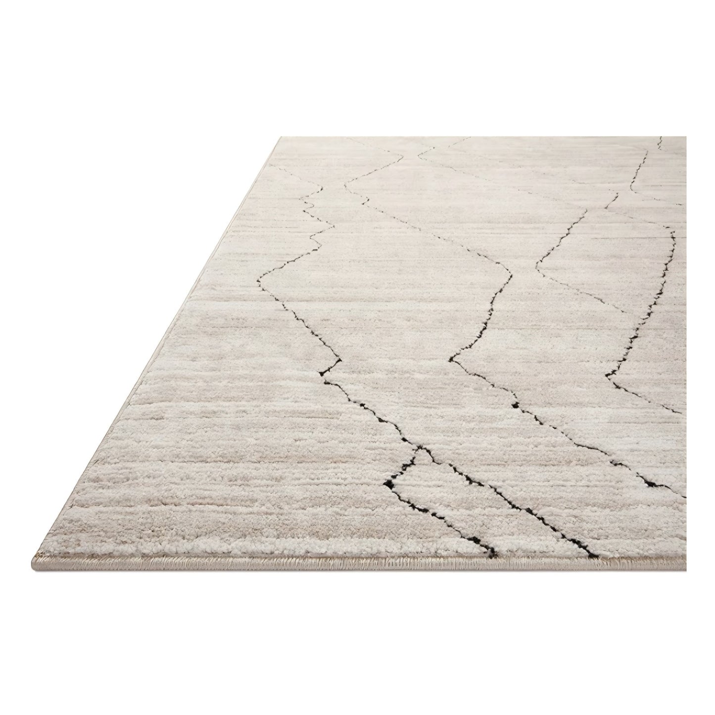 Loloi Darby Collection DAR-03 Sand/Charcoal 7'-10" x 10' Area Rug