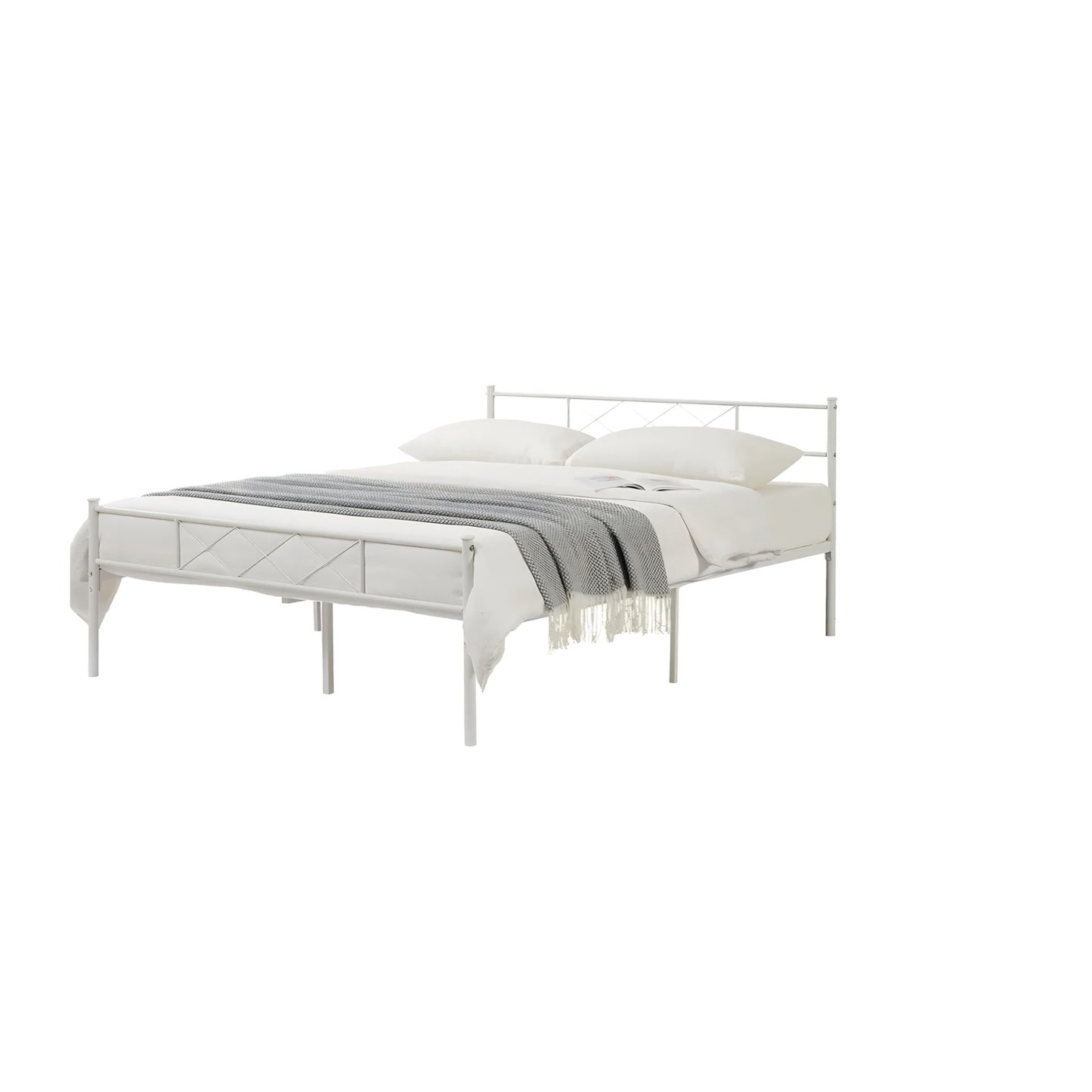 VECELO Queen Size Bed Frame with Headboard