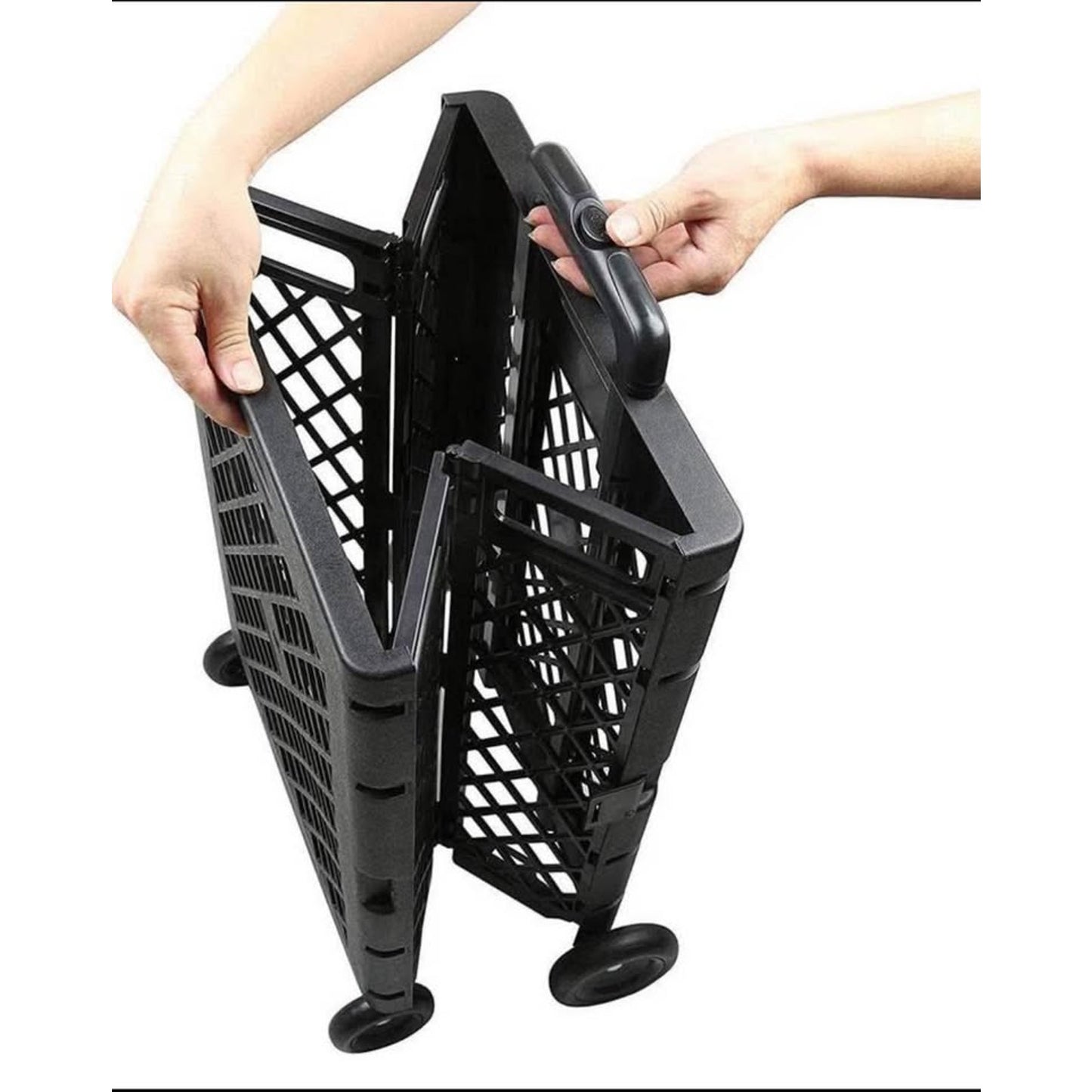 Olympia Tools 85-404 Pack-N Mesh Rolling Cart, 55 Lb, Plastic, 55LB, Black