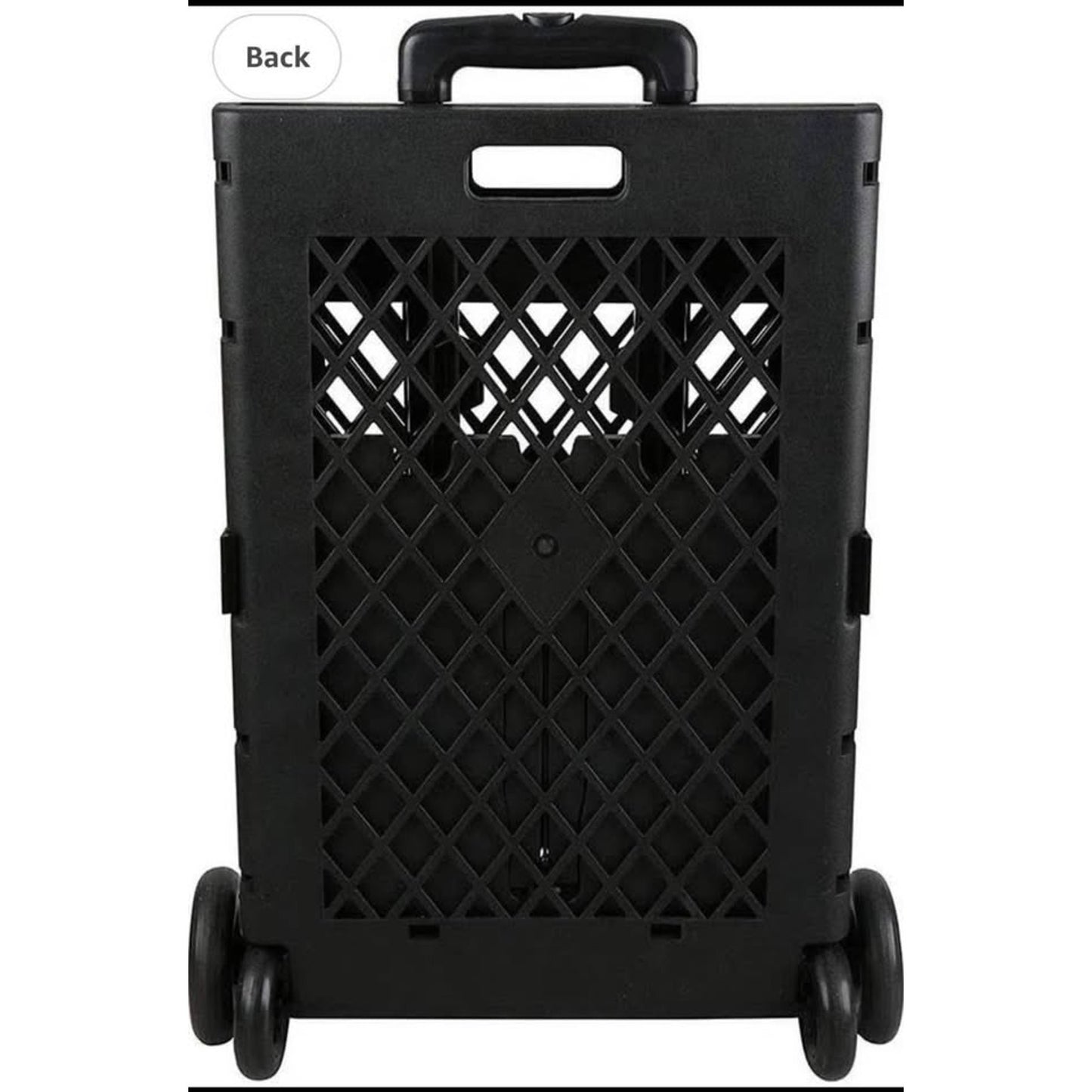 Olympia Tools 85-404 Pack-N Mesh Rolling Cart, 55 Lb, Plastic, 55LB, Black