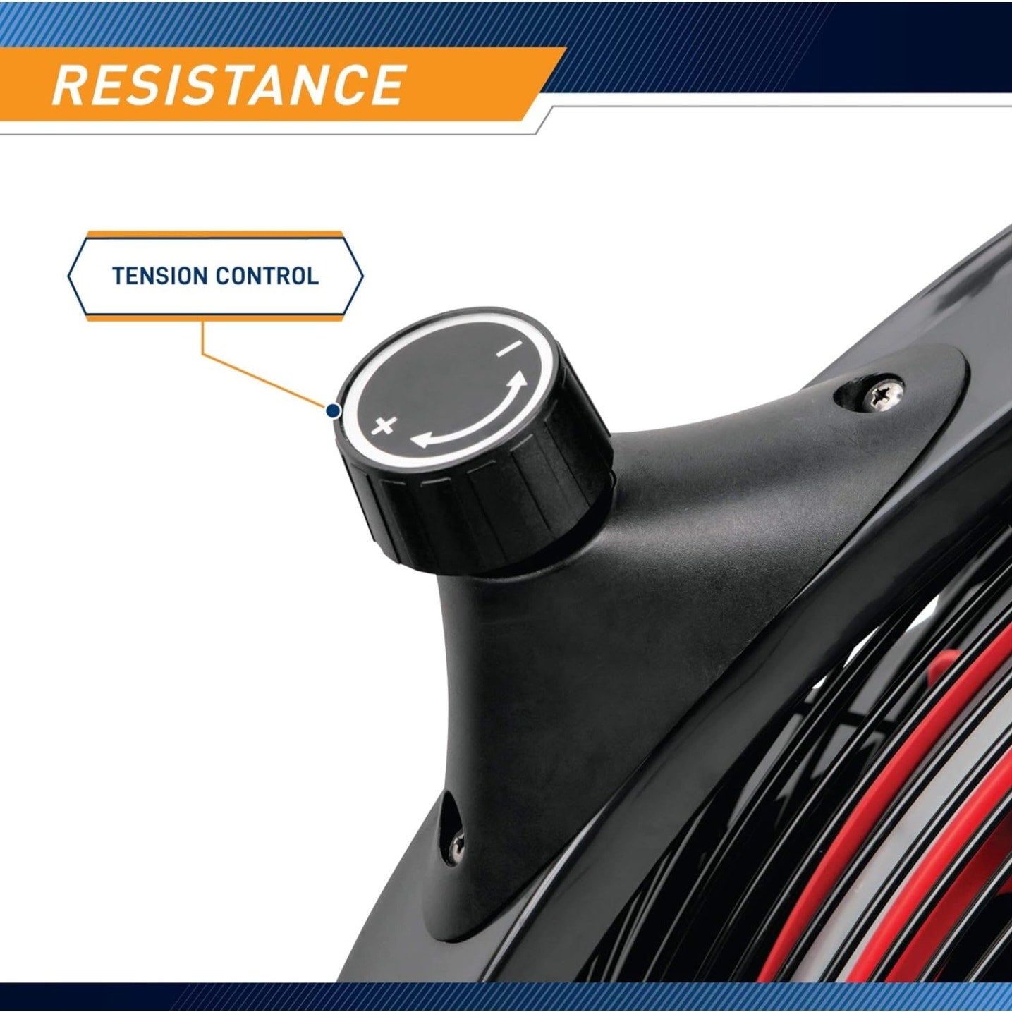 Marcy Air-Resistance Exercise Fan Bike With Dual Acction Handlebars