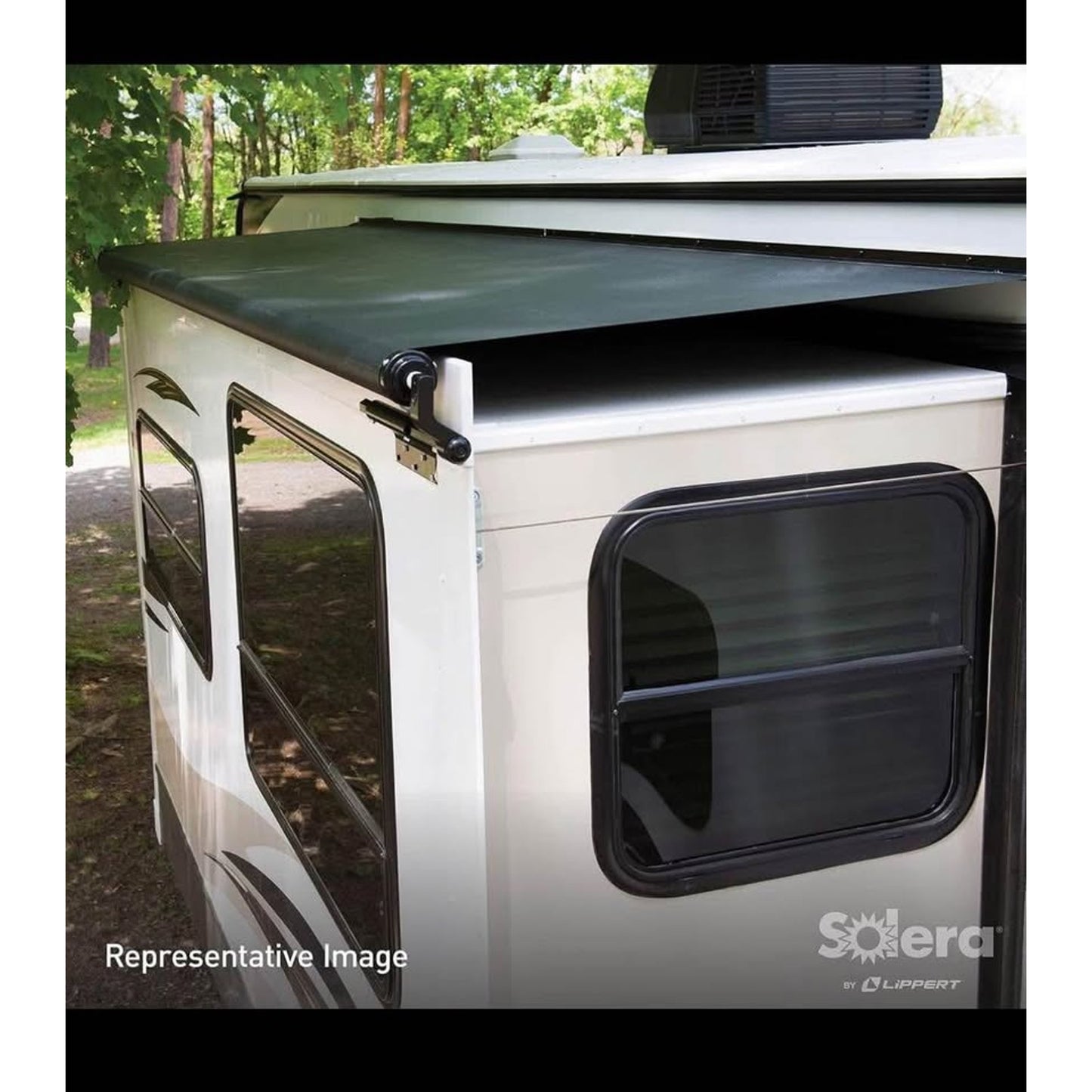 Solera V000194925 RV Slide Topper Awning (Slide-Out) 16' (15'7" Fabric) - White