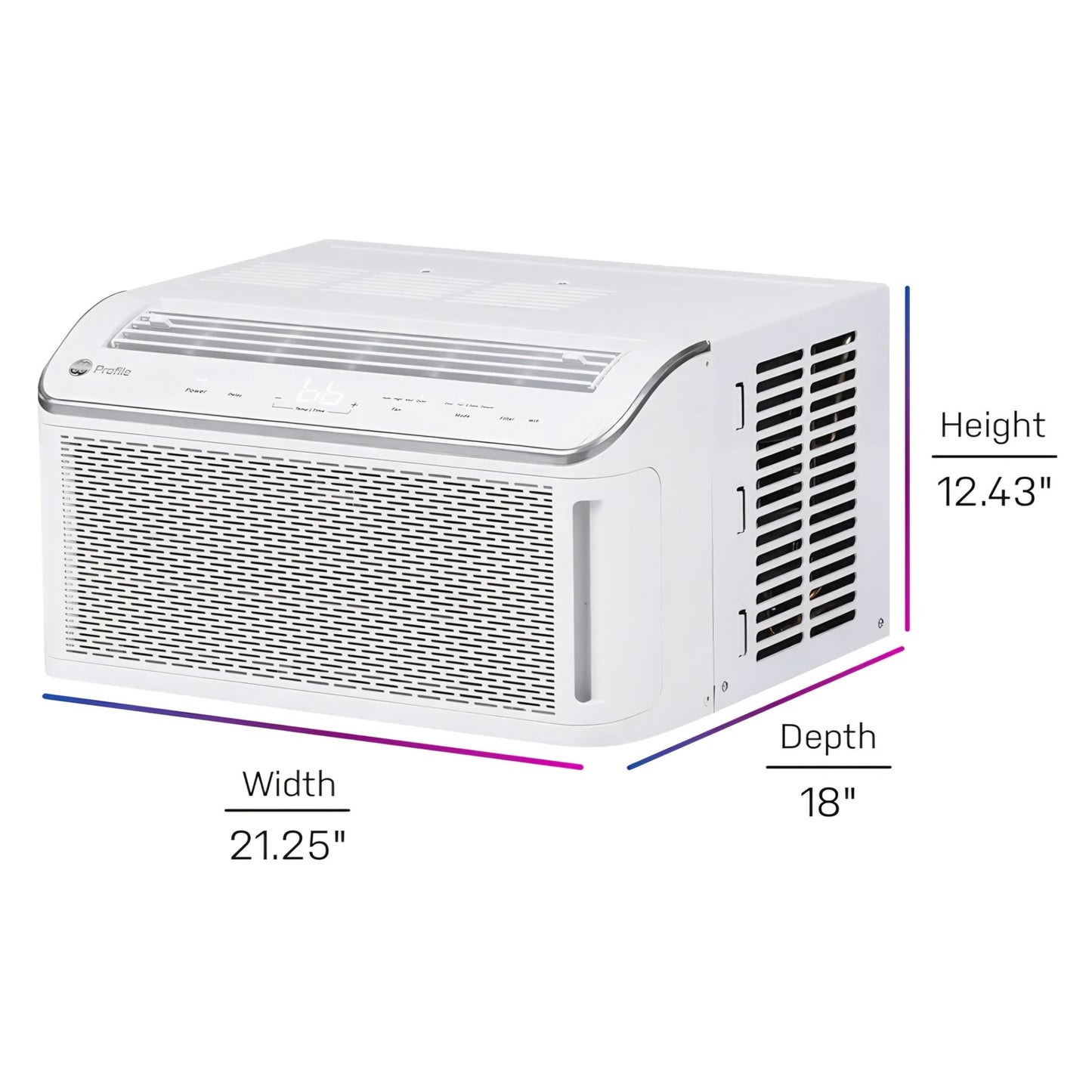 Ultra Quiet Window Air Conditioner 6,200 BTU, WiFi Enabled, Ideal for Small Rooms,Included Kit