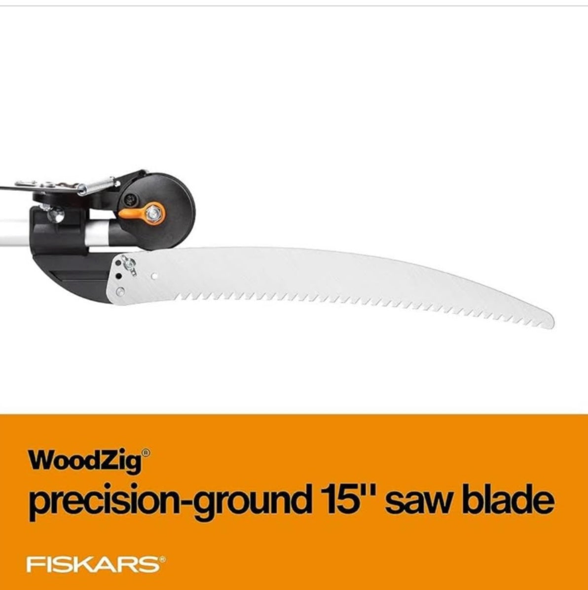 Fiskars 2-in-1 Extendable Tree Pruner and Pole Saw (Extends 7.9 - 12 feet) with Rotating Head, Pruni