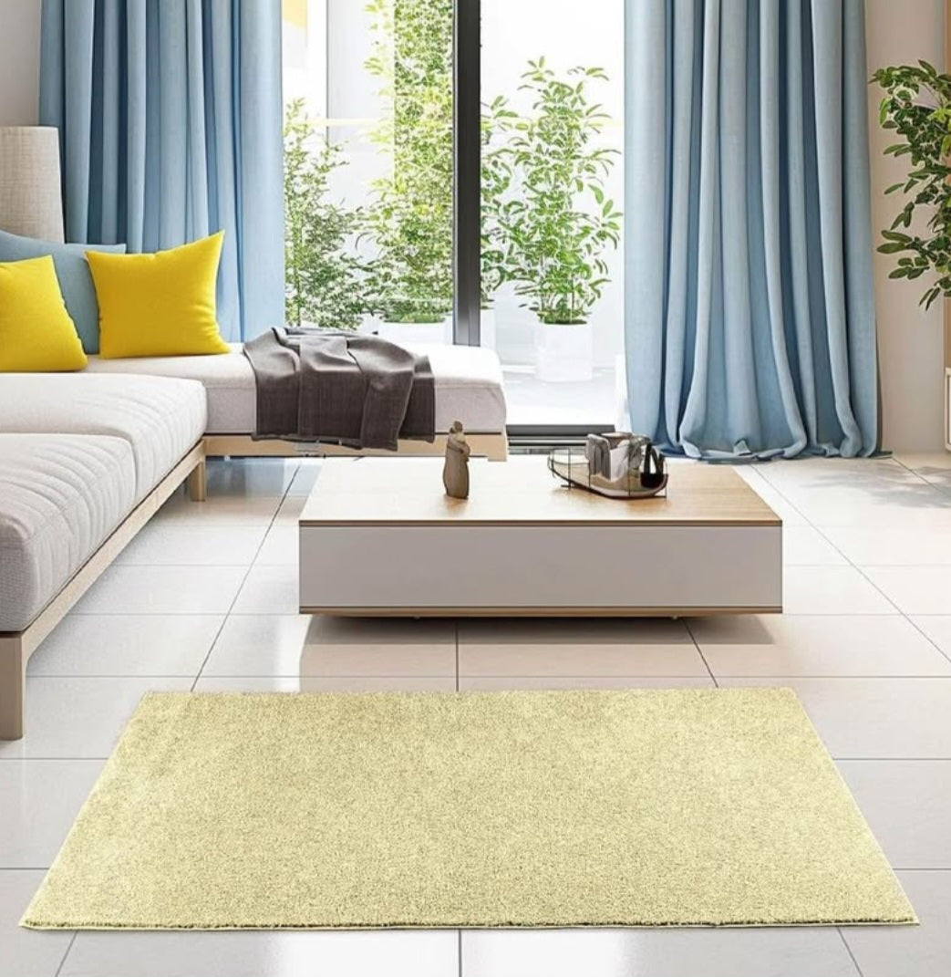Ambiant Pet Friendly Solid Color Area Rugs Teal - 5' x 7' Oval, Indoor, Stain & Fade Resistant, Perfect for Living Room, Bedroom, Dining Room, Entryway, Doorway, Pet & Kids Friendly Rug, Wedding