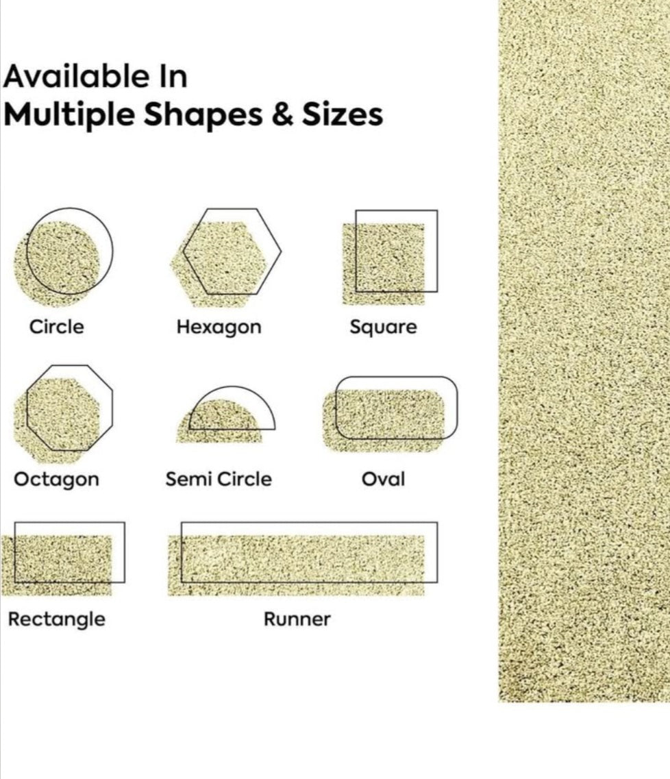 Ambiant Pet Friendly Solid Color Area Rugs Teal - 5' x 7' Oval, Indoor, Stain & Fade Resistant, Perfect for Living Room, Bedroom, Dining Room, Entryway, Doorway, Pet & Kids Friendly Rug, Wedding