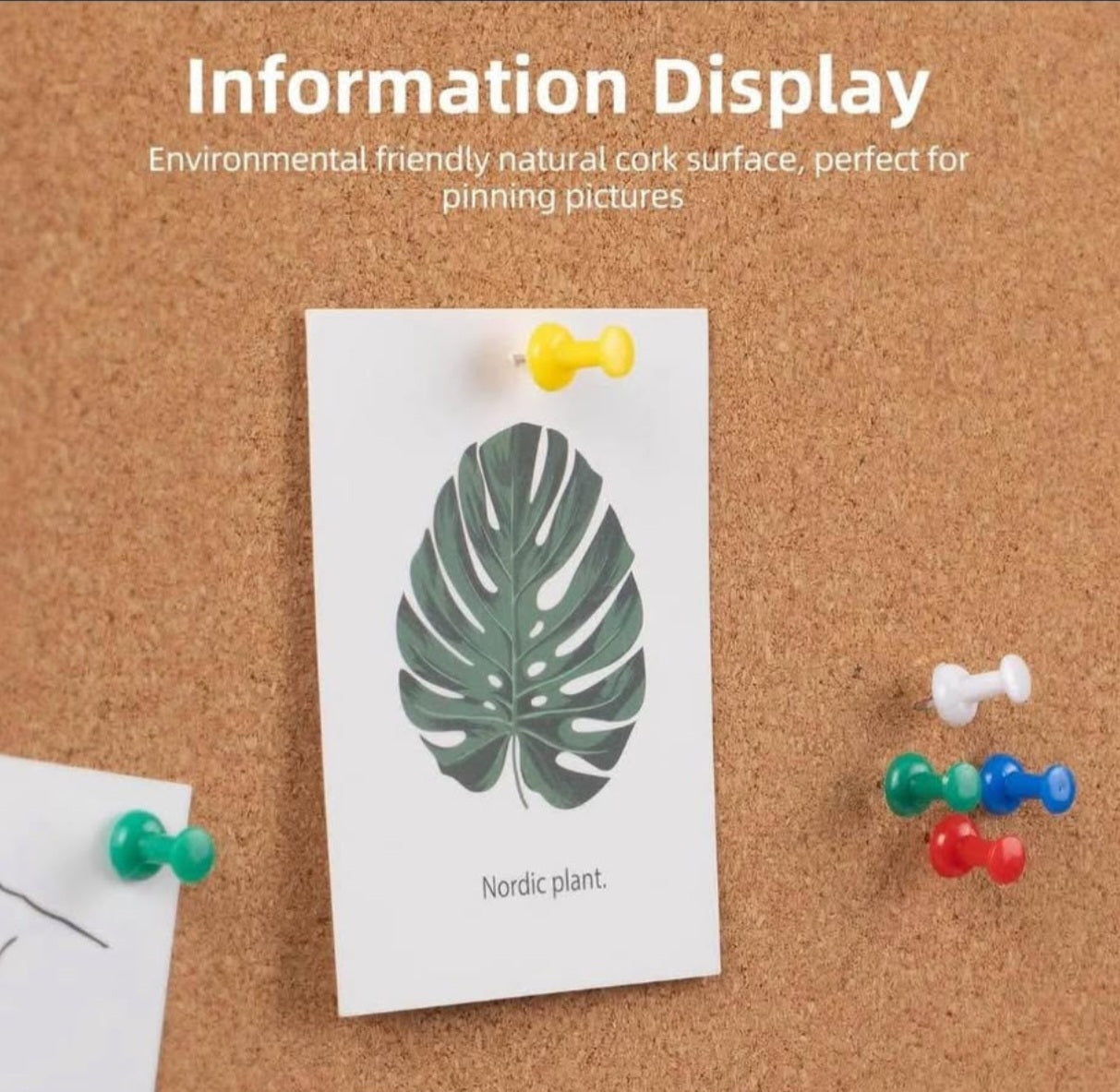 Board2by Extra Large Cork Bulletin Board 96" X 48", Silver Aluminum Framed 8'x4' Corkboard for Wall, Wall Mounted Notice Pin Board with 18 Push Pins for School, Home & Office Ding due to shipping,