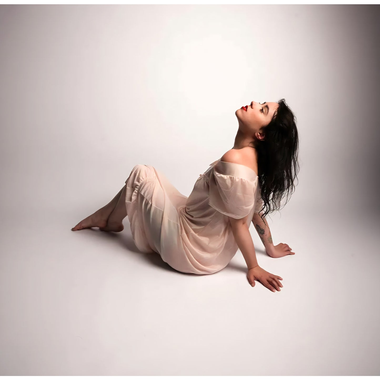 Kate Seamless Paper Backdrop for Photography White Photo Backdrop Paper (106.8''x32.8' Arctic White