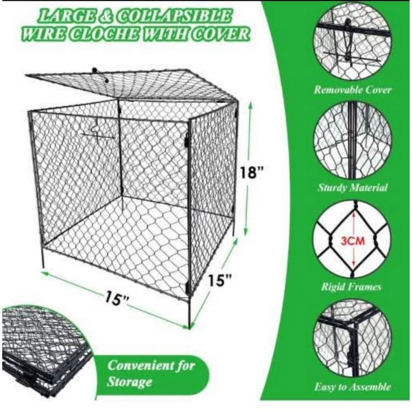 $60 obo 6Pack Chicken Wire Cloche,Large Plant Protectors with Covers Animals,Bunny Plant Protector