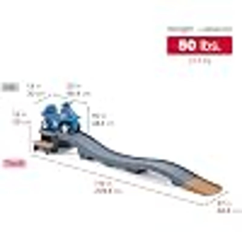 Step2 Up & Down Roller Coaster Kids Ride On Toy, Push Car, for Toddlers 2-5 Years Old, Gray & Blue