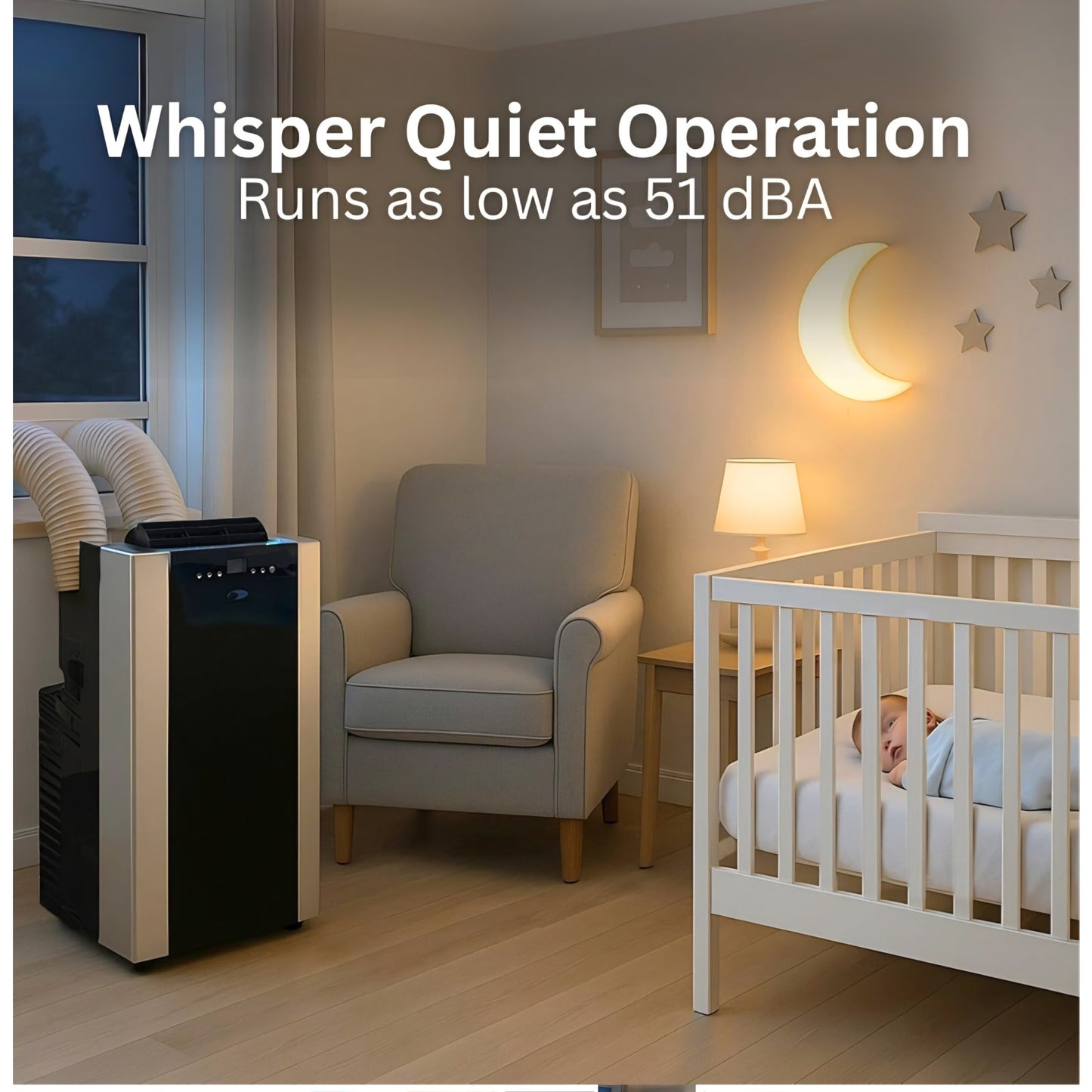 Whynter Portable Air Conditioner 14,000 BTU & Heater with Dual Hose Dehumidifier & Cooling Fan