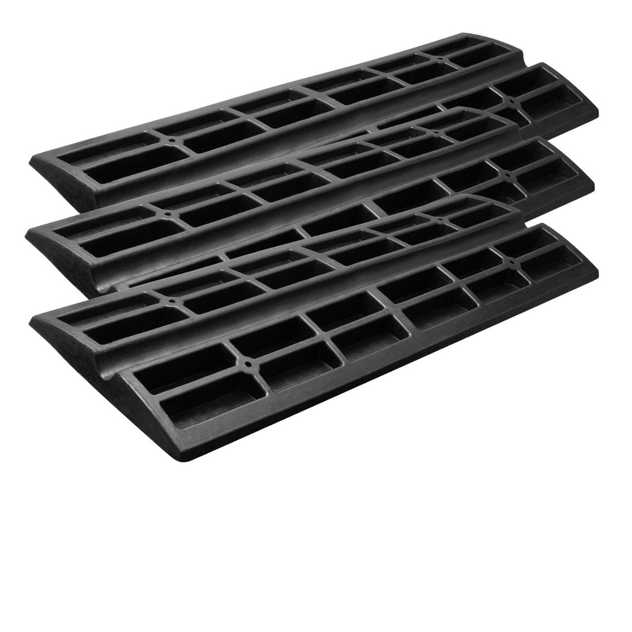 VEVOR Rubber Curb Ramp for Driveway 3 Pack