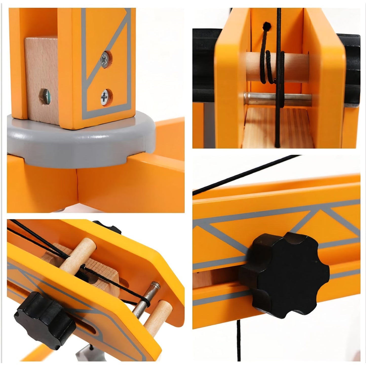 Hape Playscapes Crane Lift Playset| Construction Truck Vehicle Playset for Kids