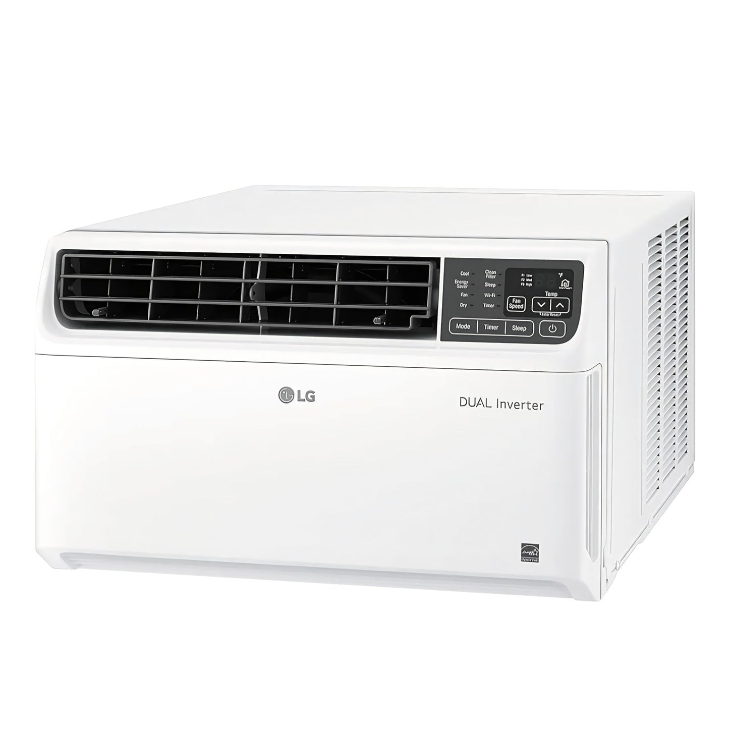 LG 10,000 BTU Smart Window Air Conditioner, 115V, Cools 450 Sq. Ft. for Bedroom, Living Room, Apt