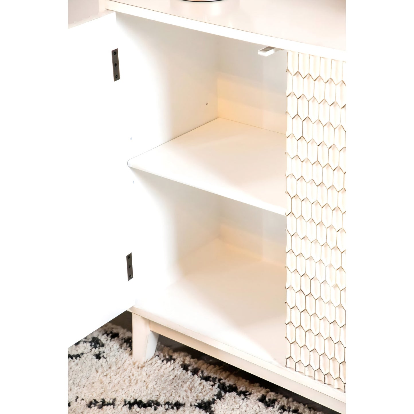 Coaster Home Furnishings - Gambon - Wood - 2-Door Accent Storage Cabinet with Honeycomb-