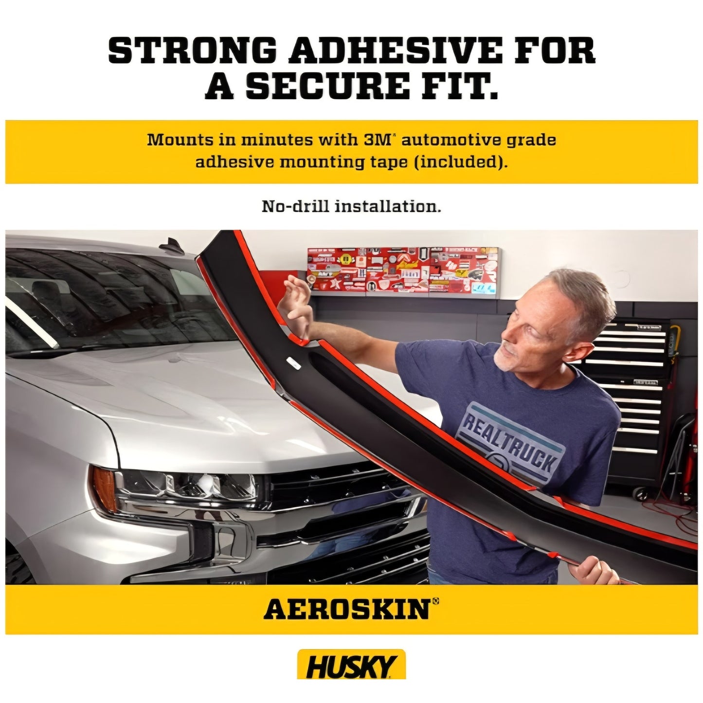 Husky Liners Aeroskin Hood Protector | Fits 2022-2026 Jeep Grand Cherokee