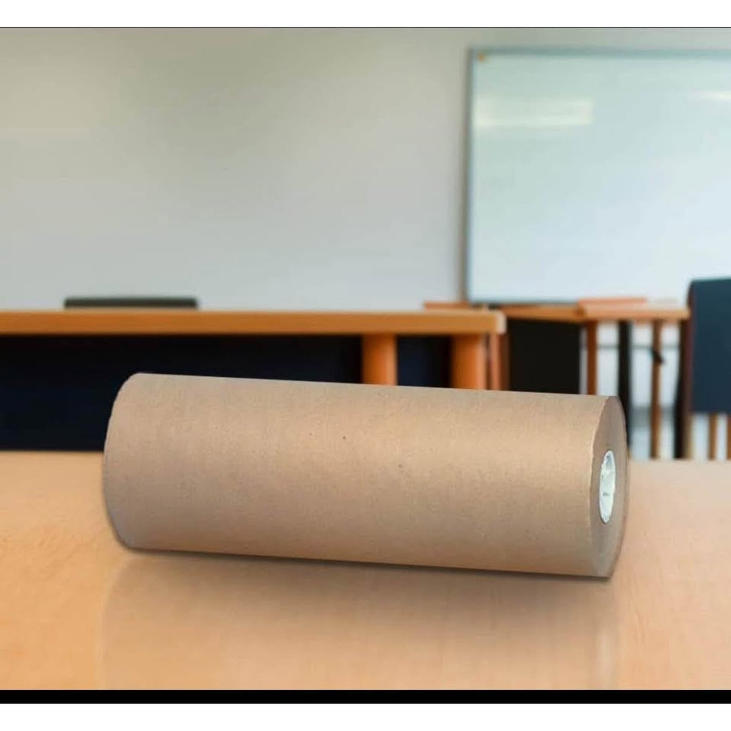 School Smart Butcher Kraft Paper Roll, 40 lbs, 48 Inches x 1000 Feet, Brown