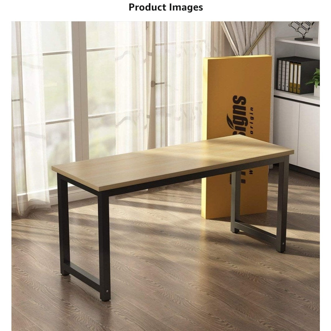 Tribesigns Computer Desk, Large Office Desk Computer Table Study Writing Desk for Home Office,