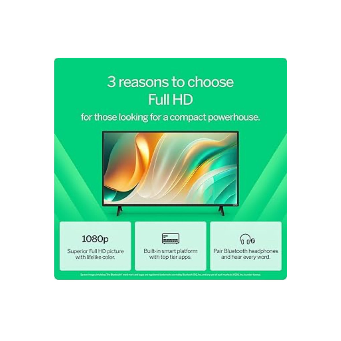 VIZIO 40-inch Full HD 1080p Smart TV with DTS Virtual: X, Alexa Compatibility, Google Cast