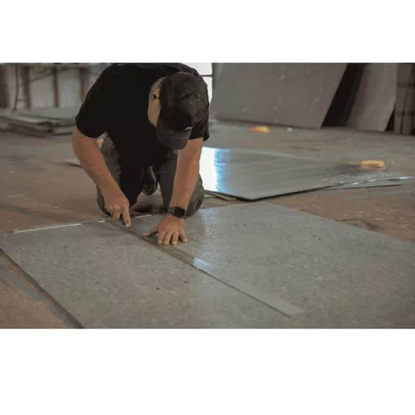 SoundBoard 0.25 in. x 2 ft. x 3ft. Gray Sound Absorption Panels for Walls, Floors, and Ceilings 15pc