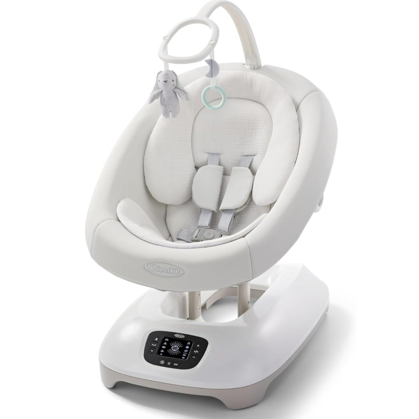 Graco SmartSense Baby Swing with Cry Detection Technology, Soothing Motions and Calming Vibrations, Comfortable Infant Support, Rori
