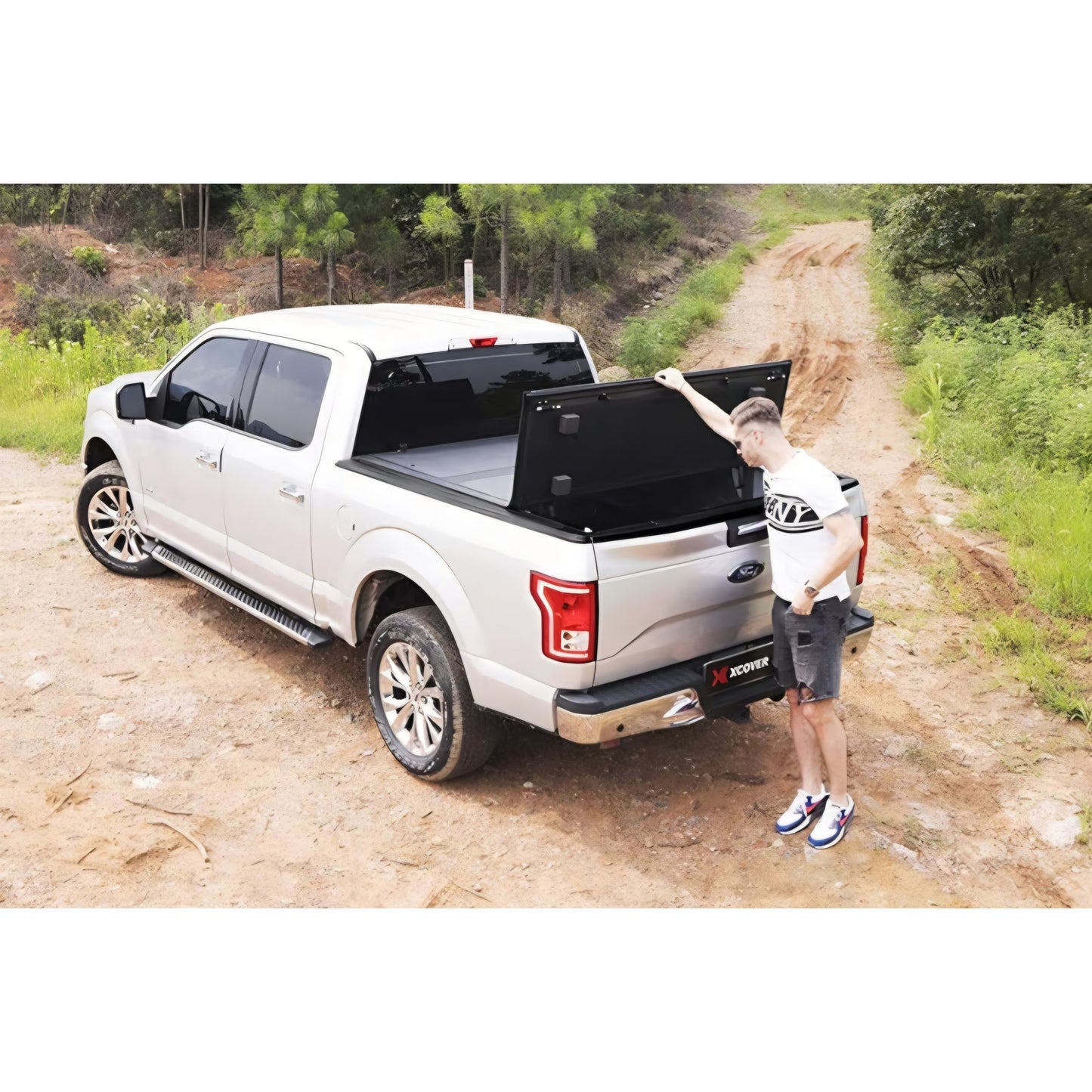 Truck Bed Tonneau Cover, Compatible with 2019-2025 Ram 1500