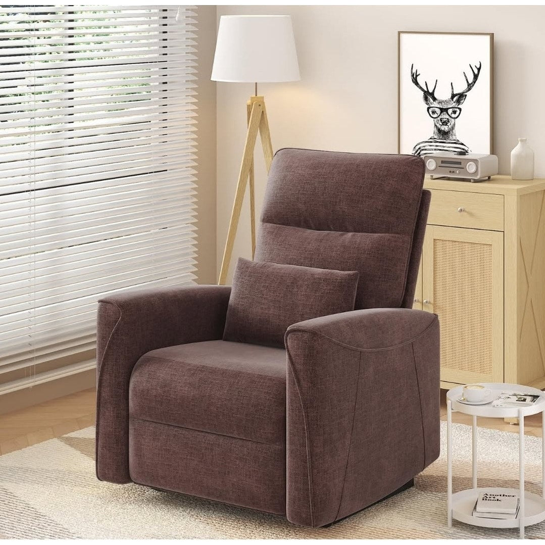 Power Recliner Chair with Adjustable Backrest Footrest, Ultra-Comfy Electric Reclining Chair