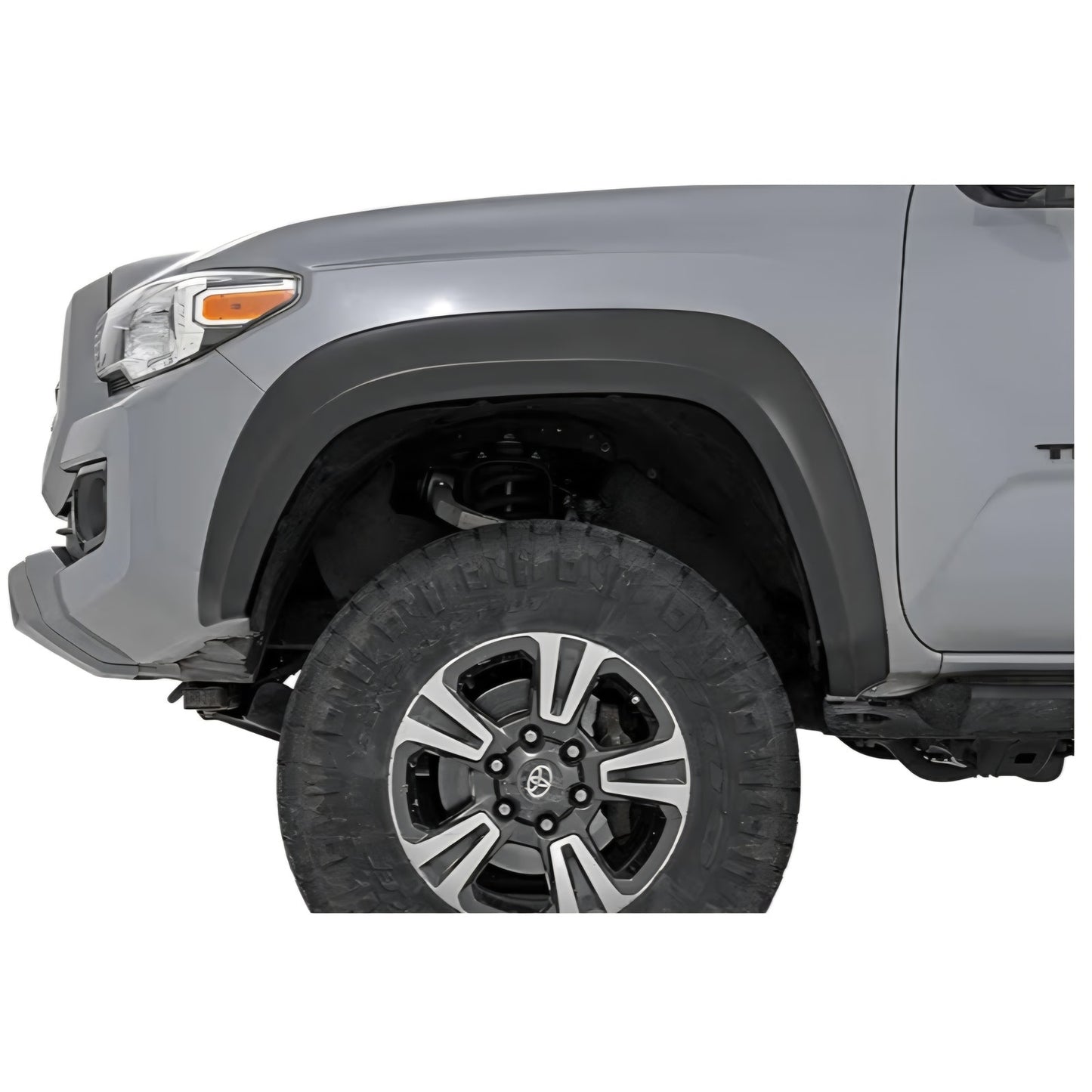 Rough Country Sport Style Fender Flares for Toyota Tacoma (2016-2023) - Durable ABS Flares