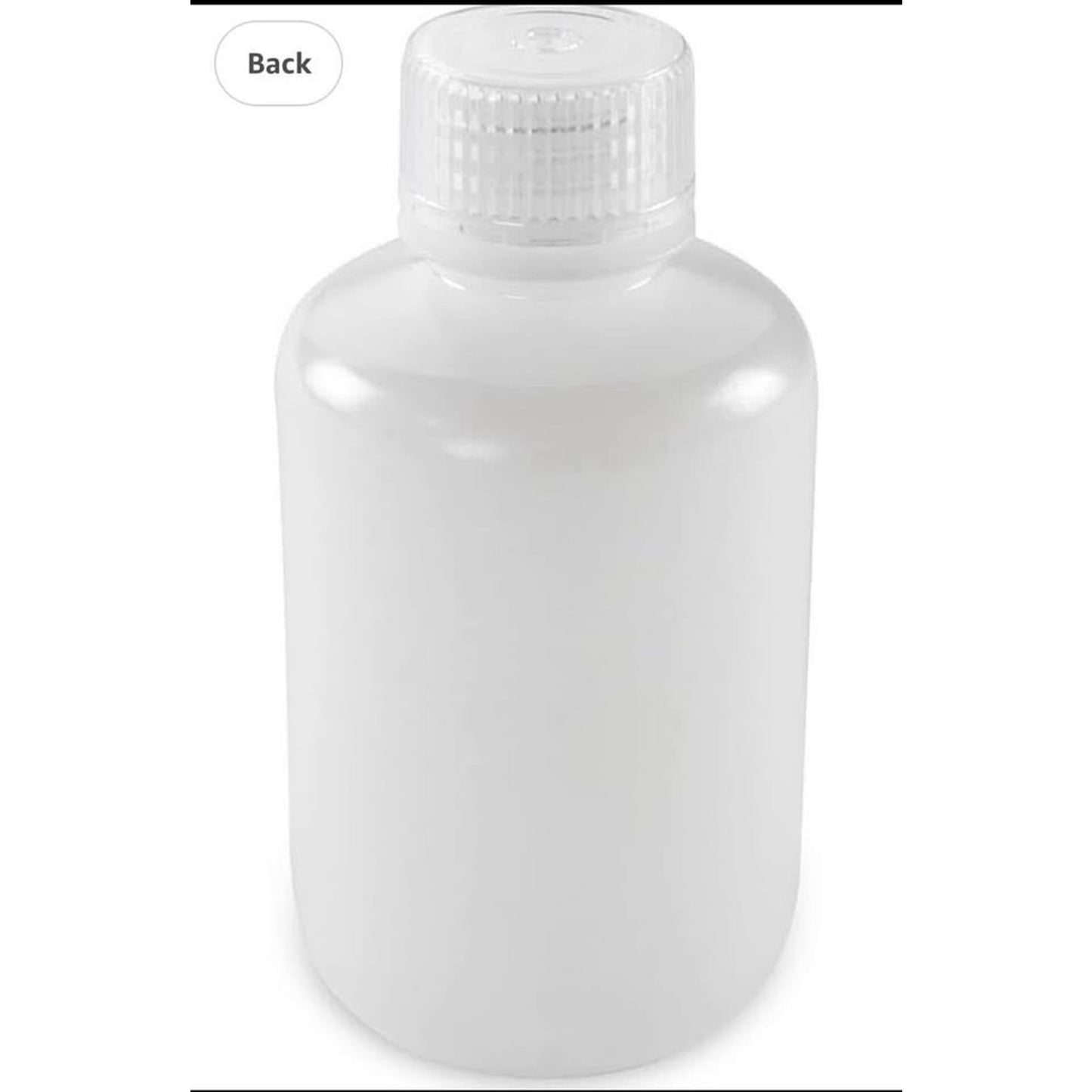 Diamond Essentials Bottle, Narrow Mouth, Boston Round, HDPE with PP Closure, 125mL, Bulk Packed with