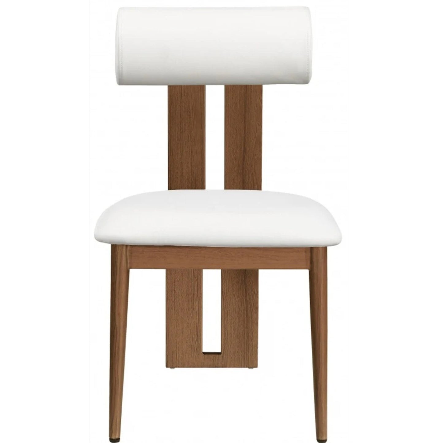 Meridian Furniture - Dario Cream Vegan Leather Dining Chair (Set of 2) - 917Cream-C