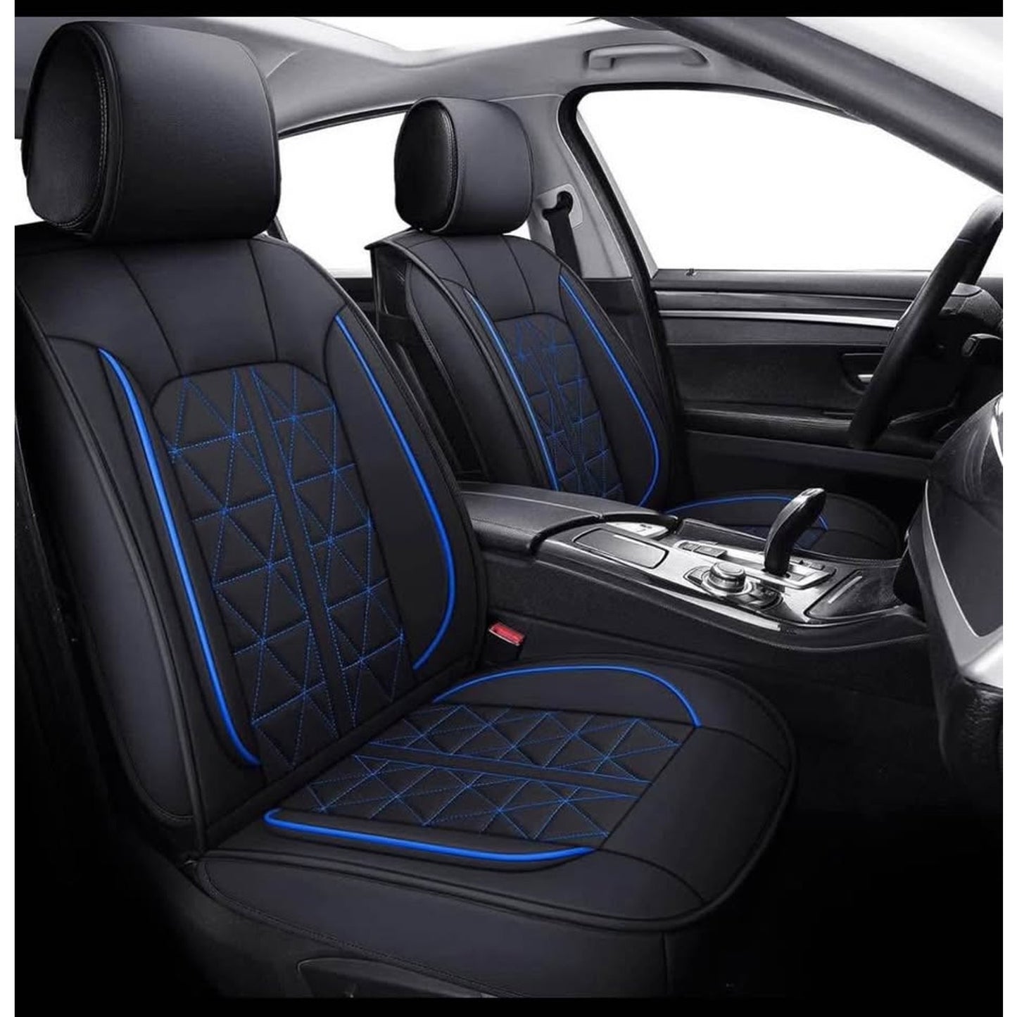 INCH EMPIRE Seat Cover 5 Seats Full Set Universal Fit for Most Sedan SUV Truck Pickup Airbag Compati