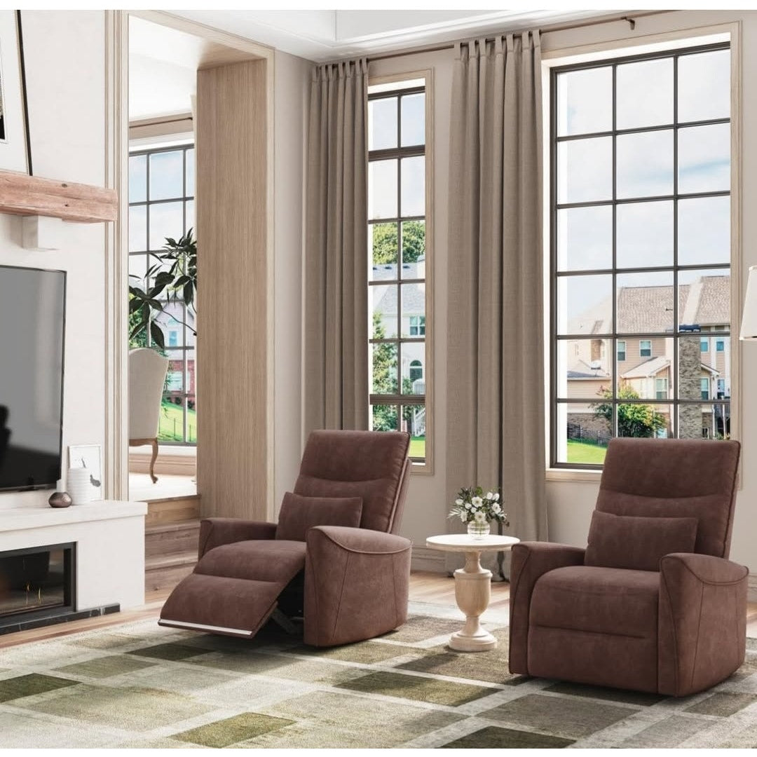 Power Recliner Chair with Adjustable Backrest Footrest, Ultra-Comfy Electric Reclining Chair