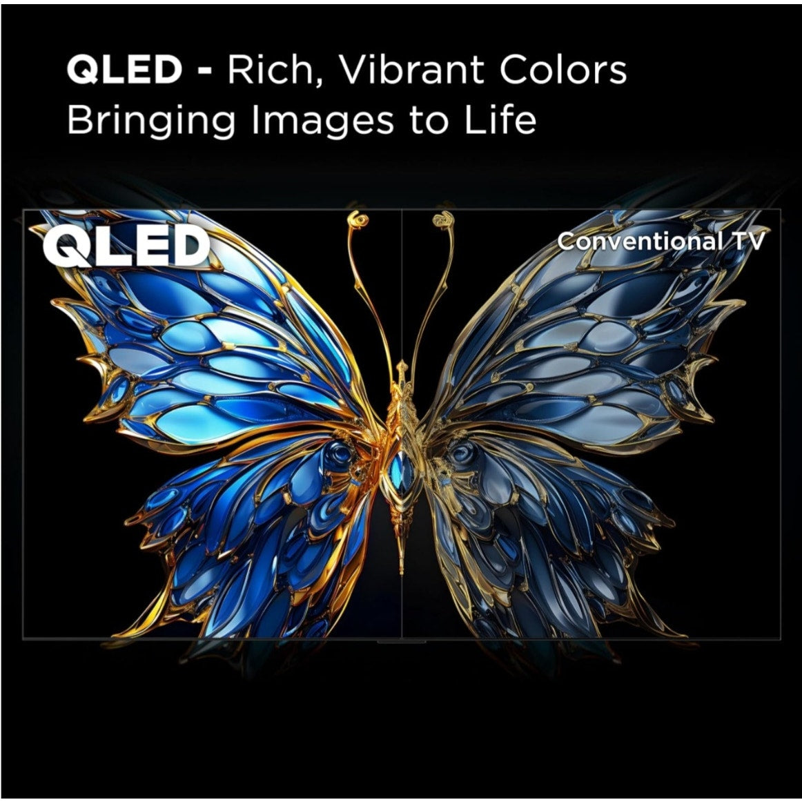 TCL 55-Inch Class Q65 QLED 4K Smart TV with Fire TV (55Q651F, 2024 Model), Dolby Vision, HDR PRO