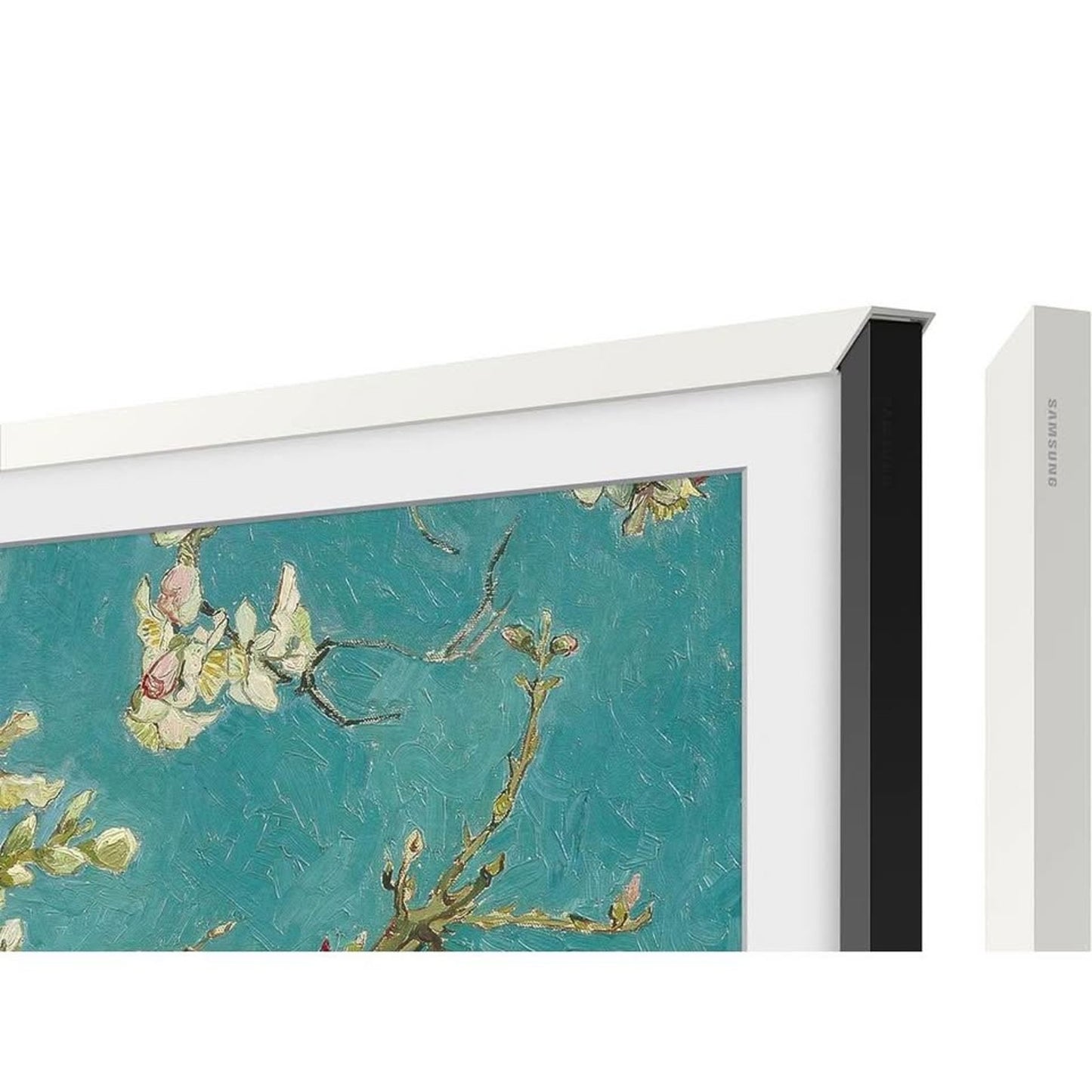 Samsung 75-inch The Frame Customizable Bezel - Modern White (VG-SCFA75WTBZA, 2021 Model)