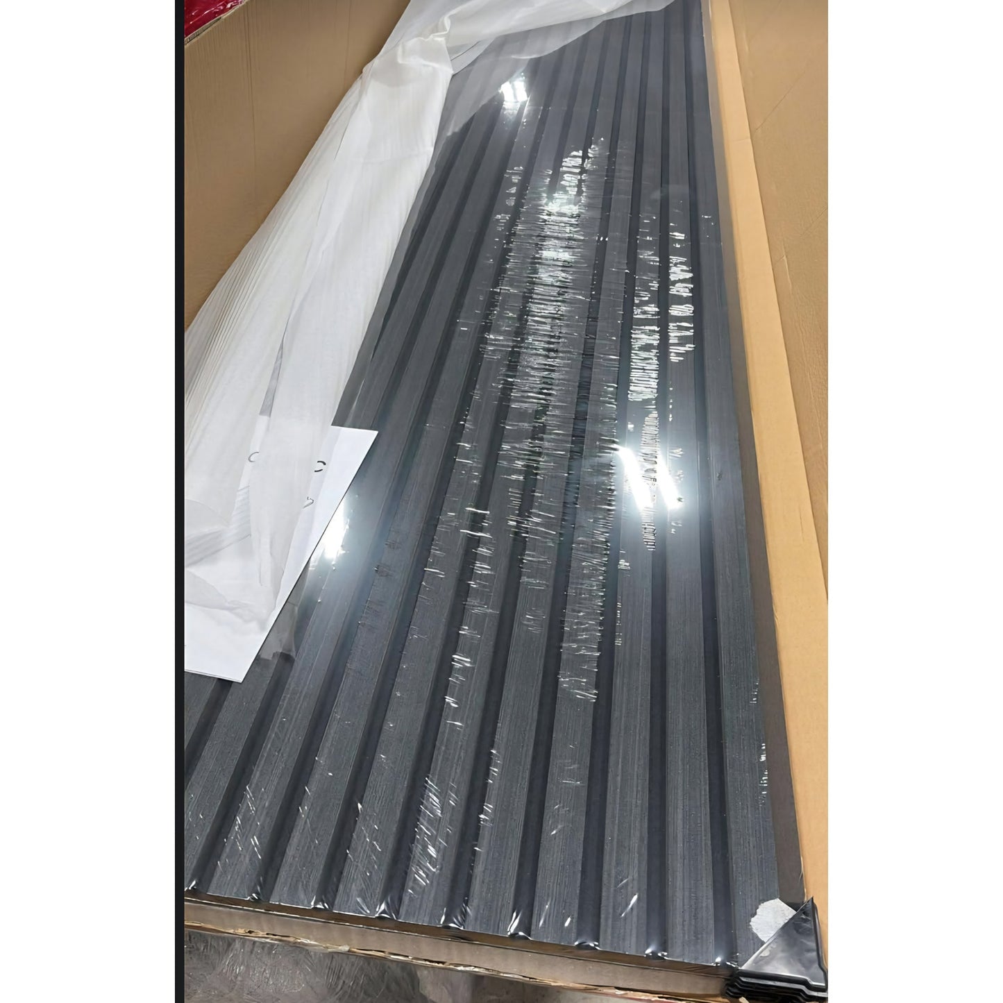 Wood Slat Wall Panels 2 Pack 106" x 23.6", Acoustic Wooden Panel for Wall,