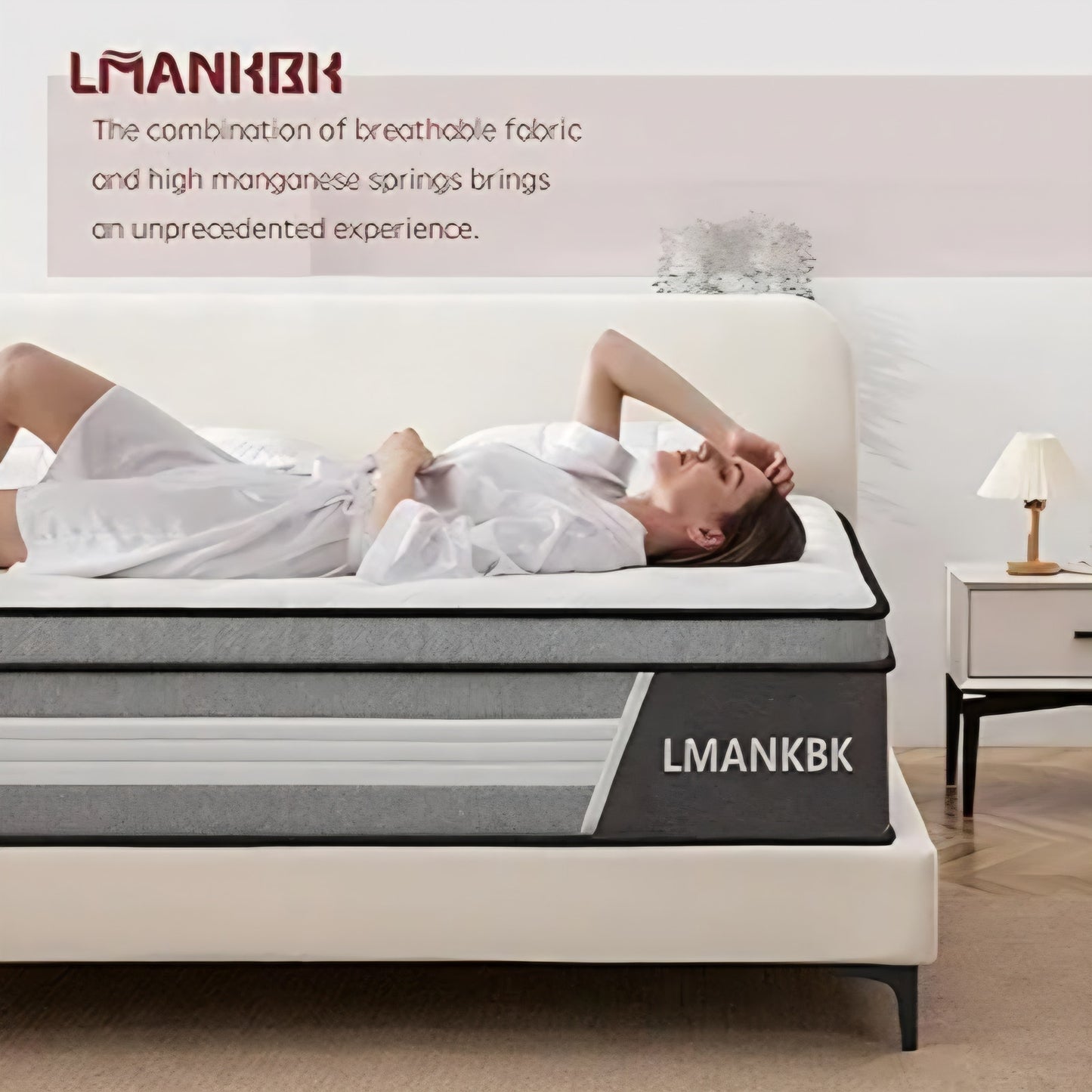 King Mattress,12 Inch King Size Mattress in a Box,Gel Memory Foam and Innerspring Hybrid Mattresses