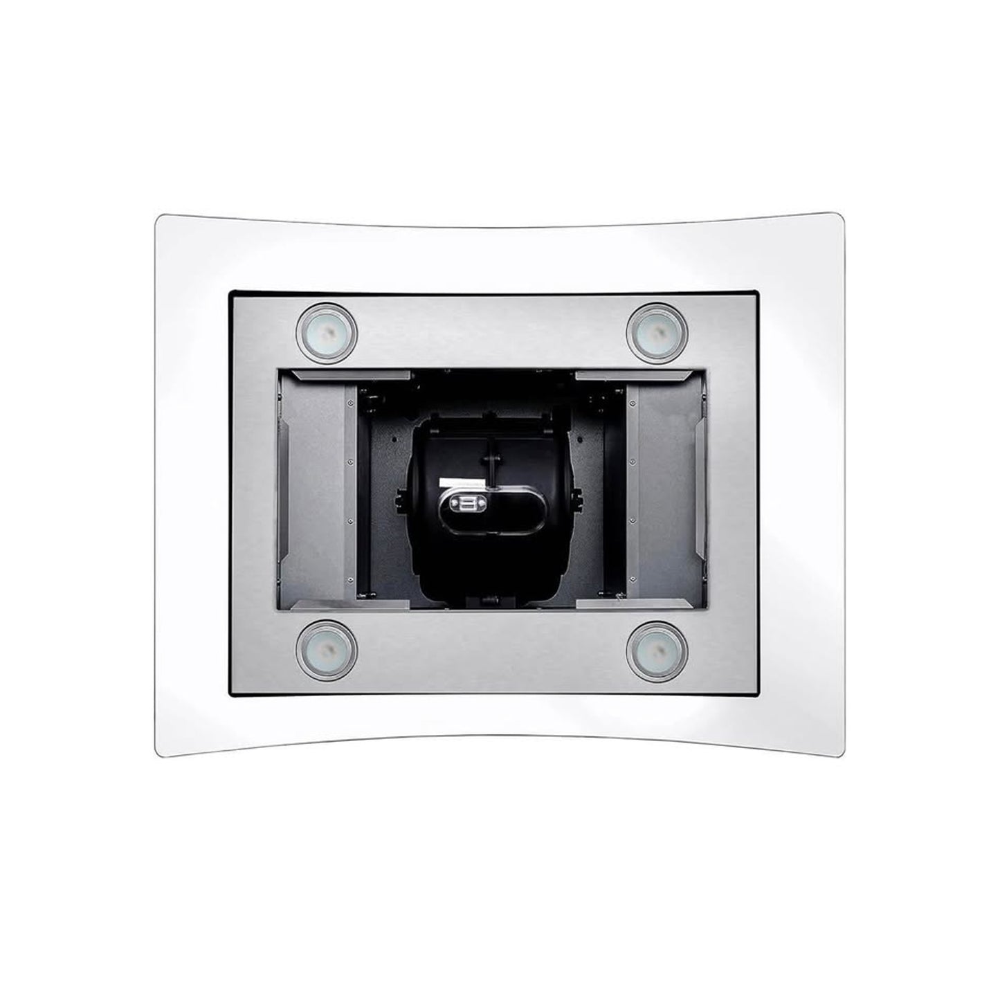 COSMO COS-668ICS750 30 in. Lumin Collection 380 CFM Ducted Island Range Hood, Soft Touch Controls