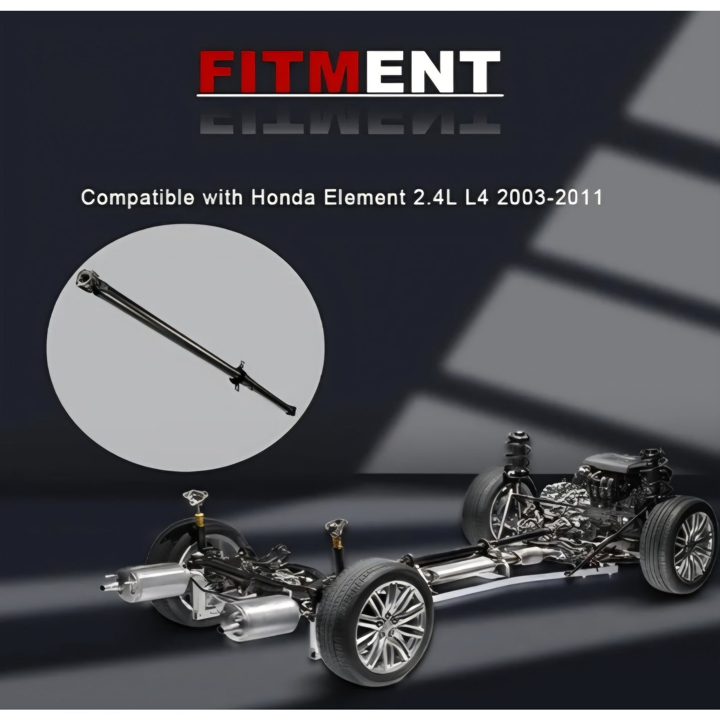 JDMON Rear Drive Shaft Prop Shaft Driveshaft Assembly Compatible with Honda Element 2.4L L4