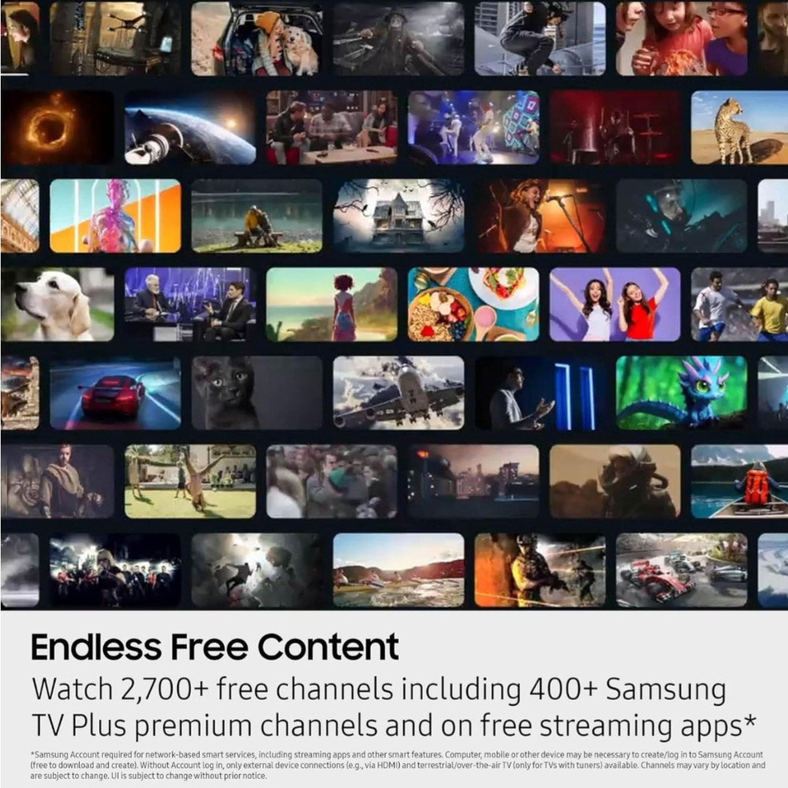 Samsung 43-Inch Class Crystal UHD U8000F 4K Smart TV (2025 Model) Endless Free Content,