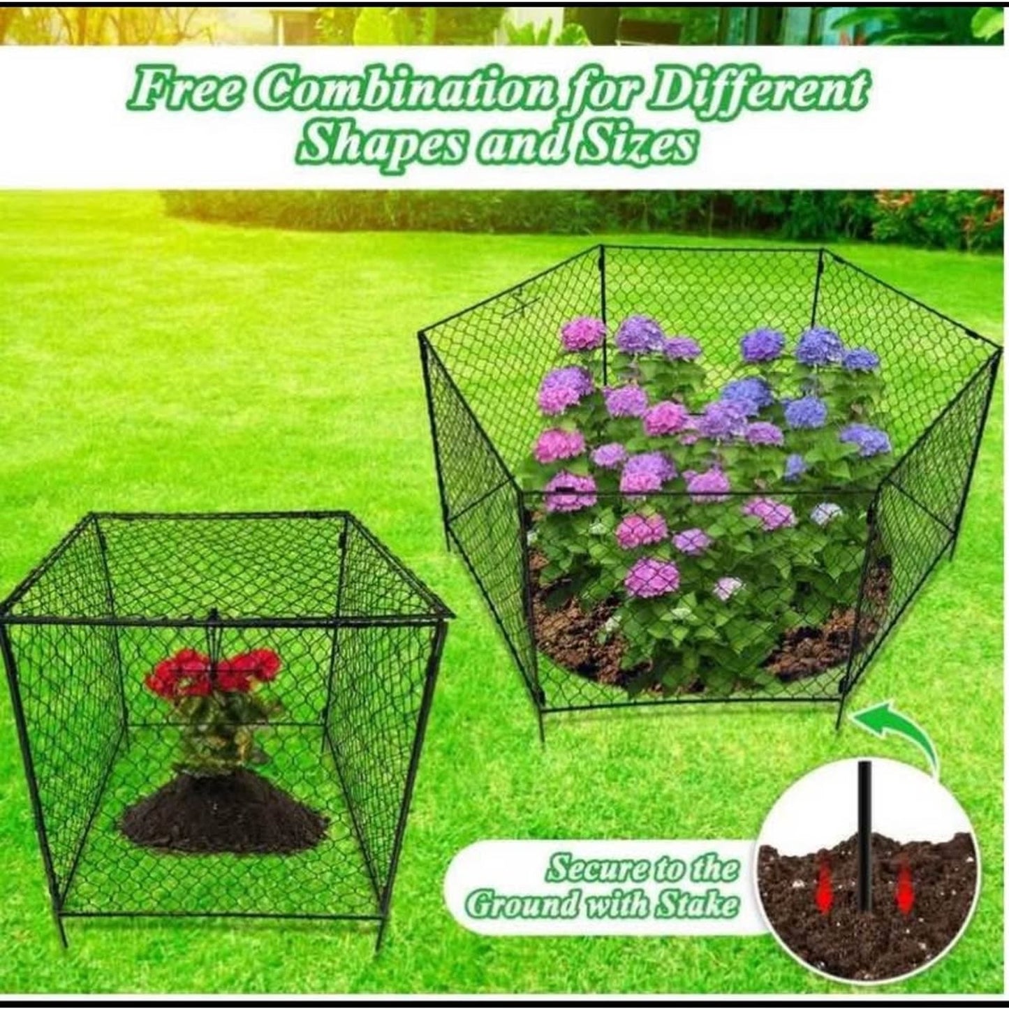 $60 obo 6Pack Chicken Wire Cloche,Large Plant Protectors with Covers Animals,Bunny Plant Protector
