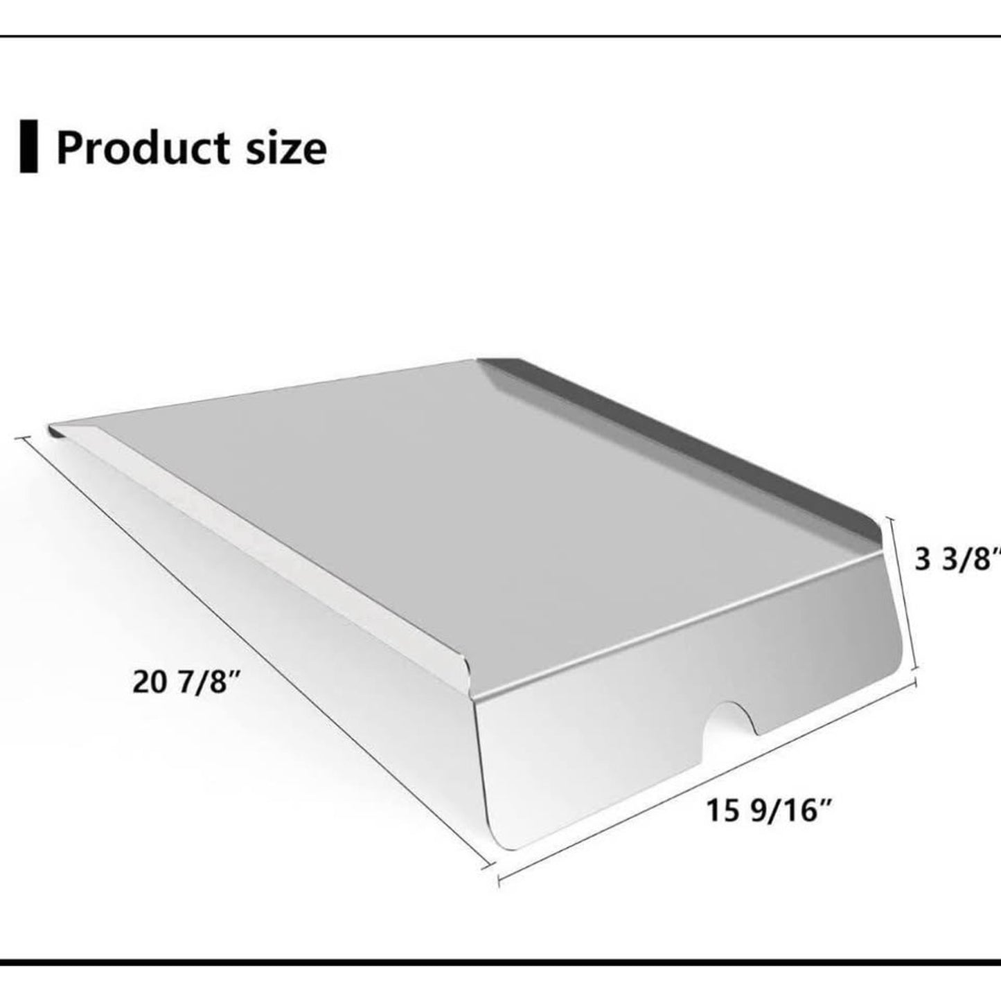 $35 obo BCA012 Stainless Grease Drip Tray Heat Baffle Diffuser Set Replacement for Traeger 22 Series